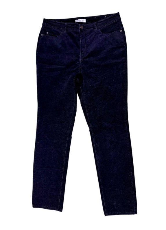 Coldwater Creek Coldwater Creek Classic Fit Corduroy Pants – Size 10 – Black Size 34" / US 12 / IT 48 - 1 Thumbnail