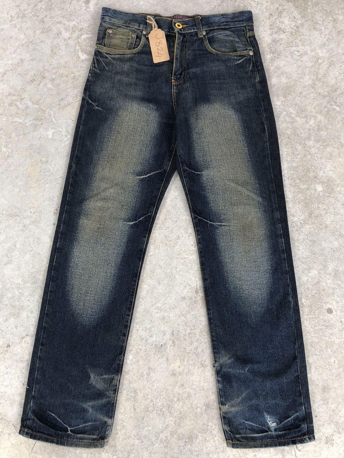 Christian Audigier Ed Hardy Embroidered Jeans Distressed Jeans Size US 32 / EU 48 - 2 Thumbnail