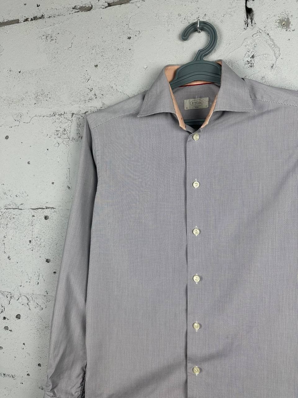 Eton Eton Plaid Premium Luxury Classic White Shirt Size US M / EU 48-50 / 2 - 3 Thumbnail