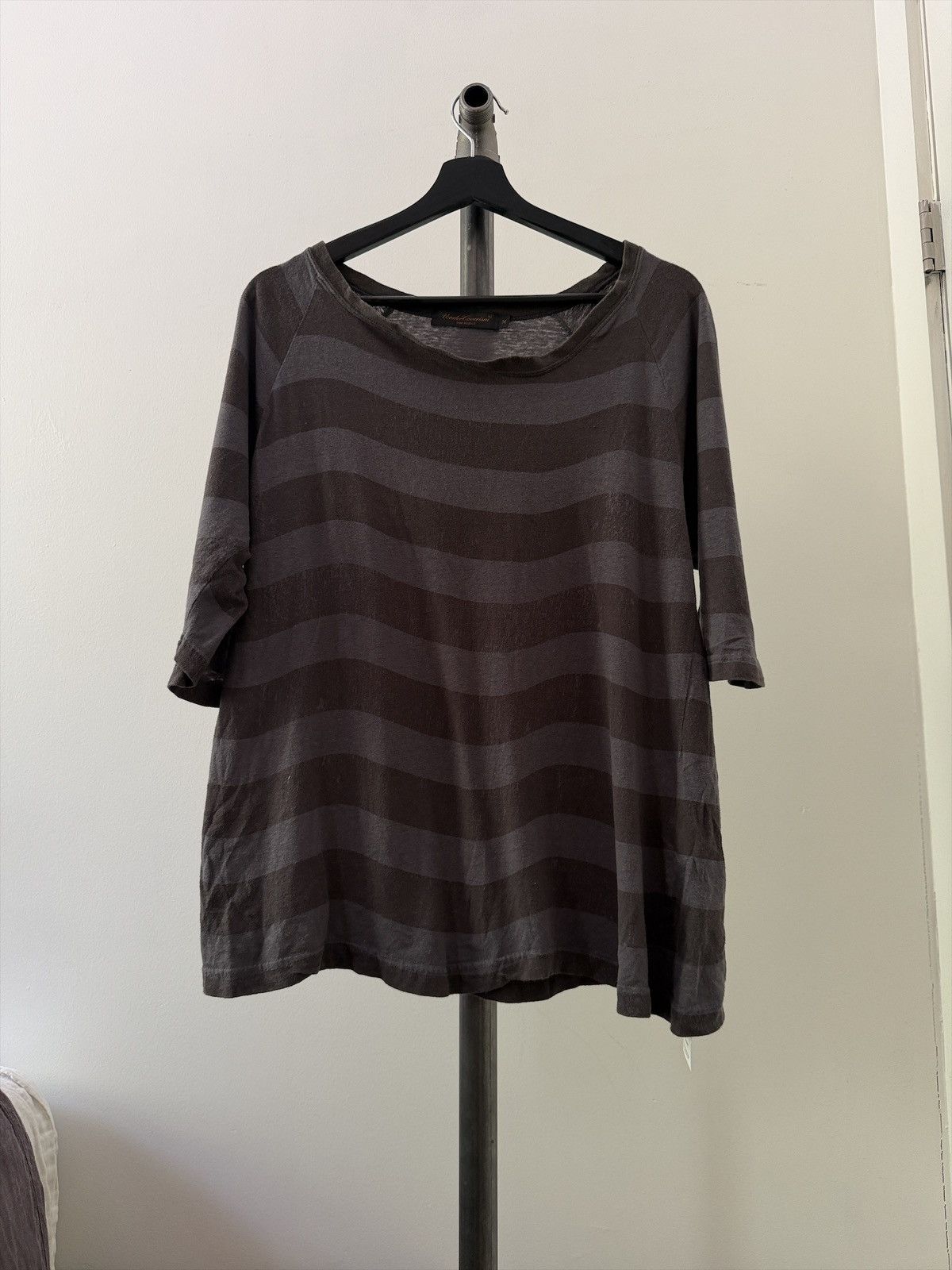 Undercover SS04 “Languid” Striped Distorted Tee Size US M / EU 48-50 / 2 - 1 Thumbnail