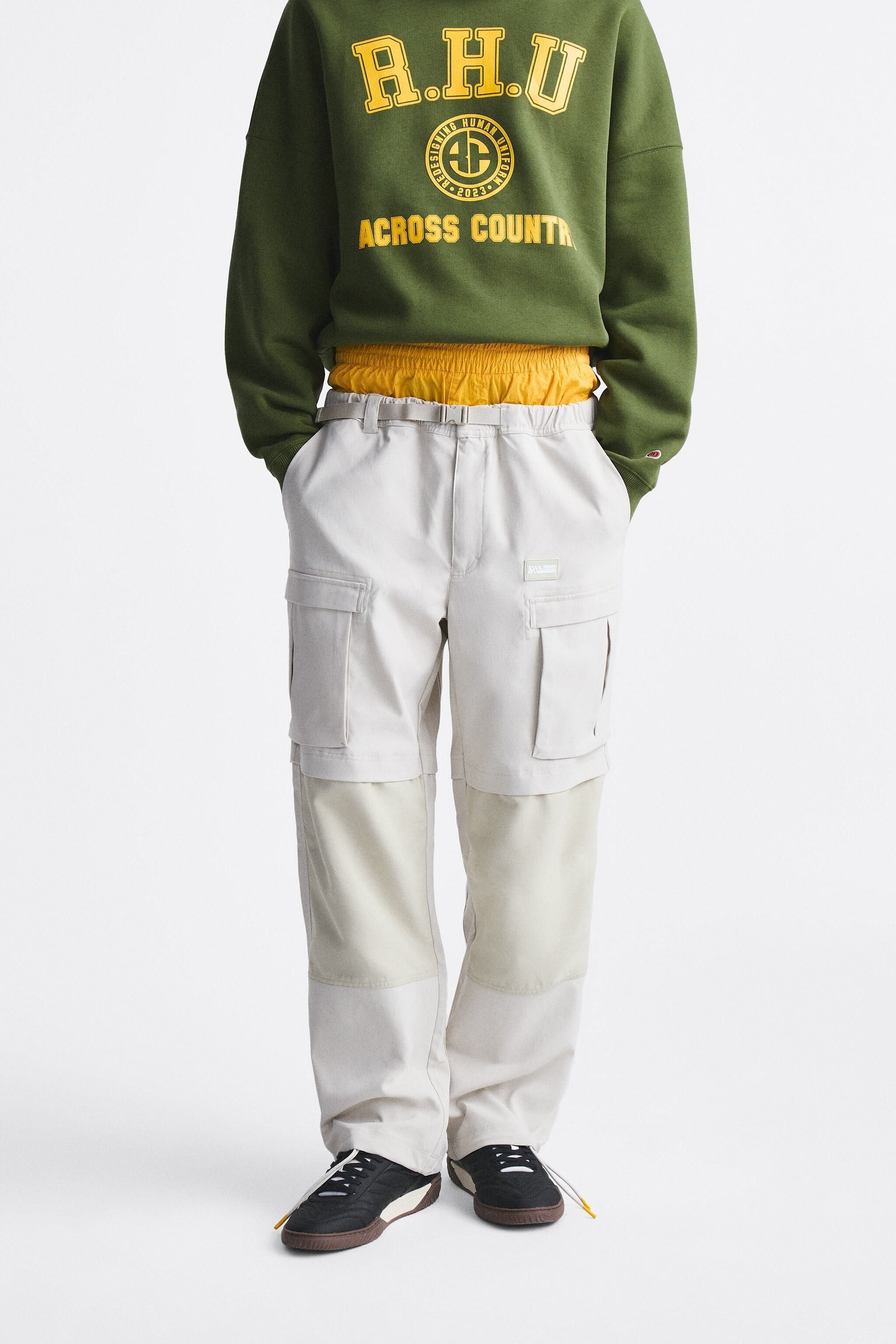Zara RHUIGI X ZARA — TECHNICAL CARGO PANTS LIMITED EDITION LARGE Size US 34 / EU 50 - 6 Thumbnail