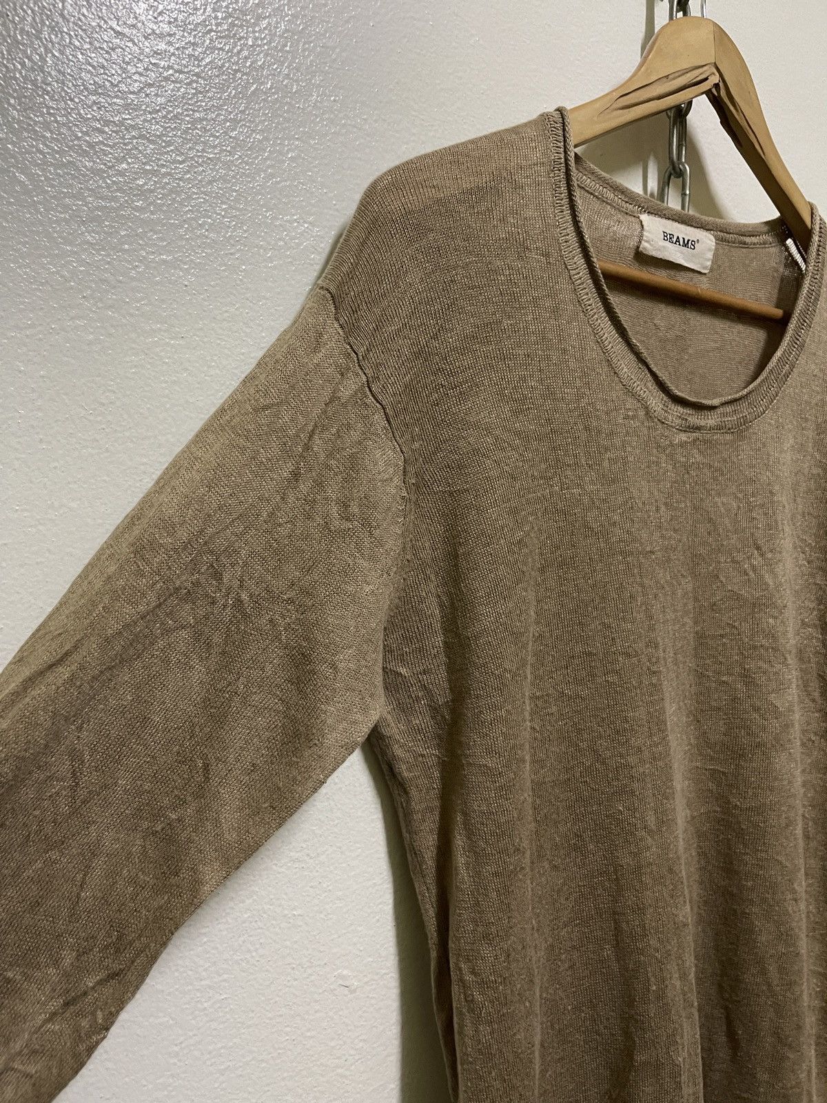 Beams Plus × Japanese Brand Beams Knit Long Sleeve T Shirt Size US L / EU 52-54 / 3 - 2 Thumbnail