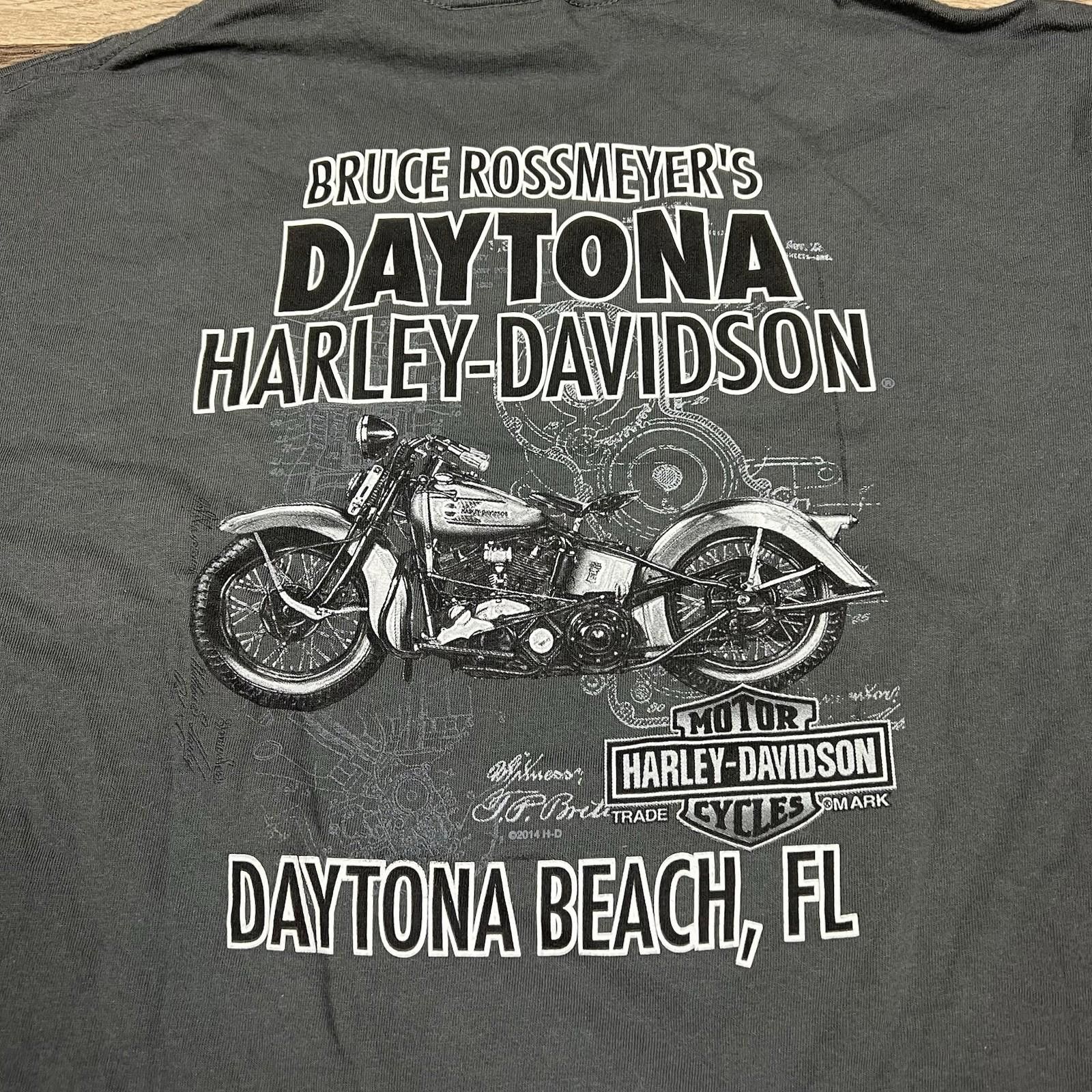 Harley Davidson Harley Davidson Bruce Rossmeyer’s Daytona Beach Shirt Sz L Size US L / EU 52-54 / 3 - 7 Thumbnail