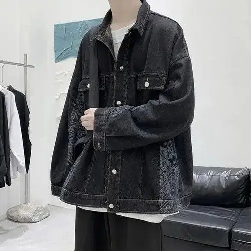 Hypebeast 💥New Limited Release Side Bandana Denim Jacket Size US L / EU 52-54 / 3 - 4 Thumbnail