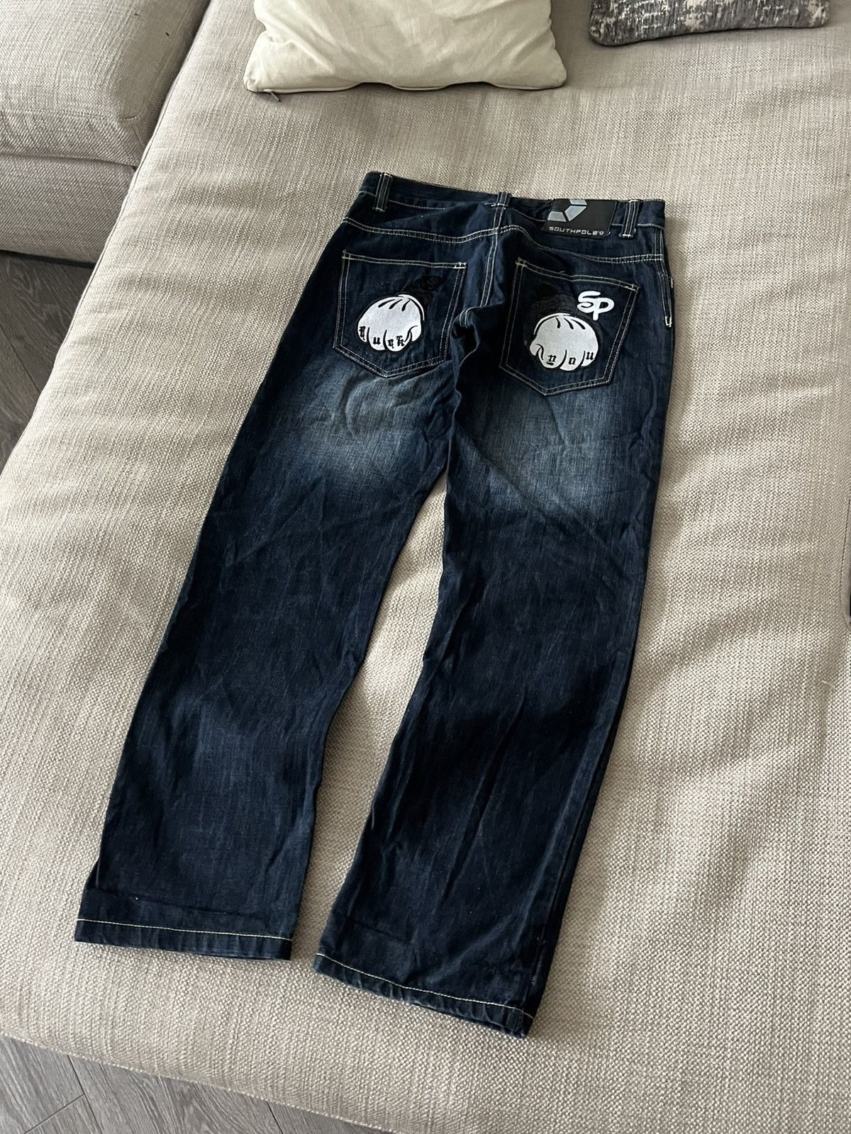 Southpole × Vintage Vintage 💥 Southpole Jeans Pants Denim jnco style Size US 30 / EU 46 - 7 Thumbnail