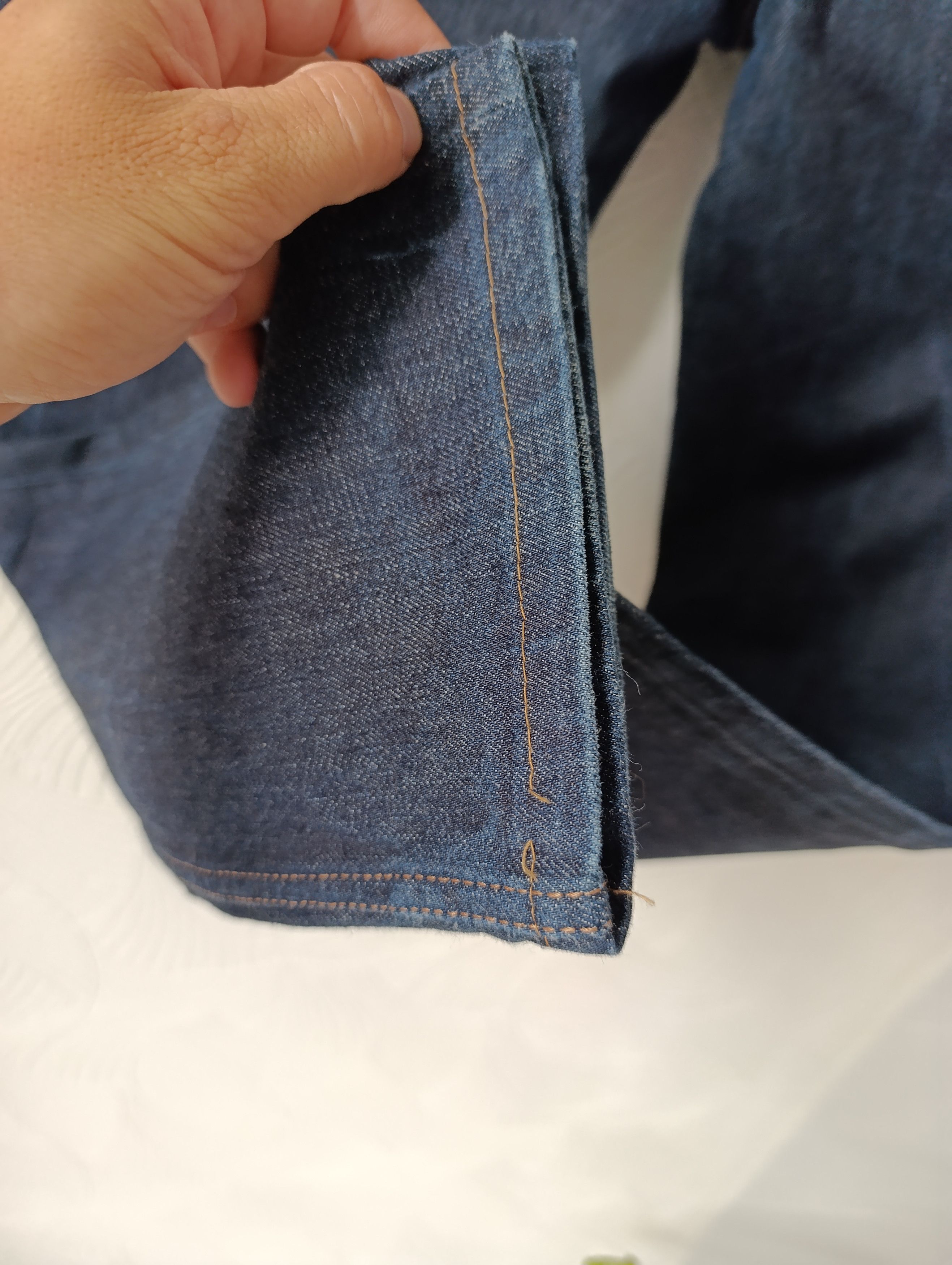 Designer PRADA SLIM-FIT MID-RISE JEANS NAVY Size US 31 - 6 Thumbnail