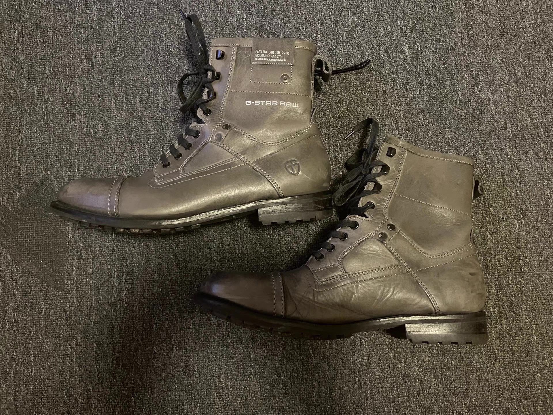 G-Star G-Star Raw men's gray boots, Q4 Size US 12 / EU 45 - 6 Thumbnail