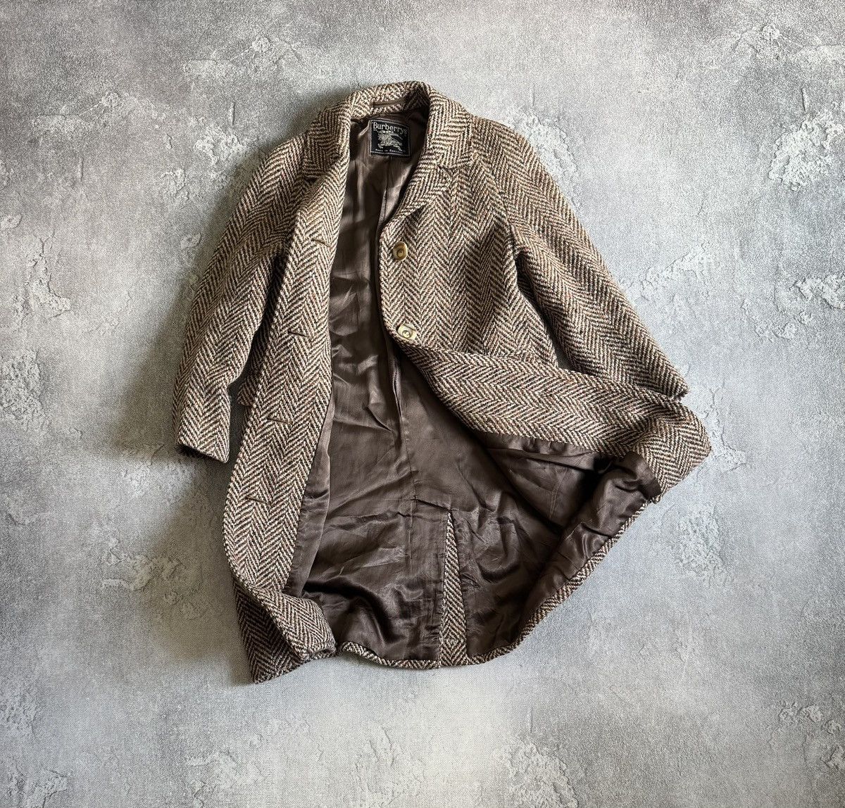 Burberry Burberry vintage retro wool long coat 🧥 jacket old money Size S / US 4 / IT 40 - 6 Thumbnail