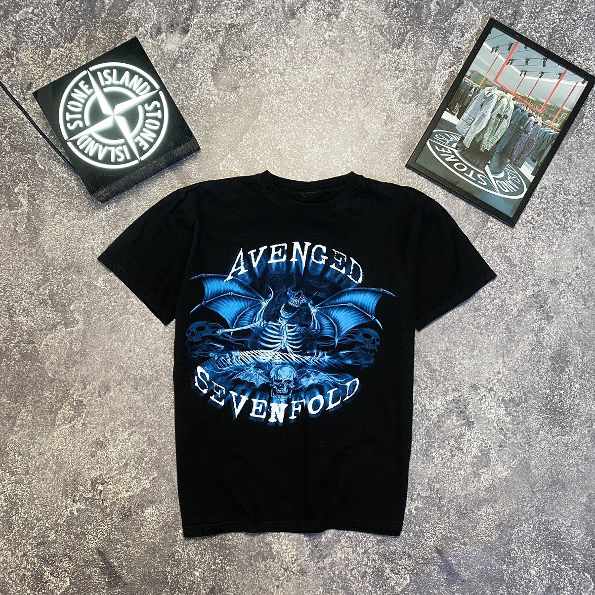 Band Tees Vintage Avenged Sevenfold Big Skeleton Graphic logo band tee Size US M / EU 48-50 / 2 - 1 Thumbnail