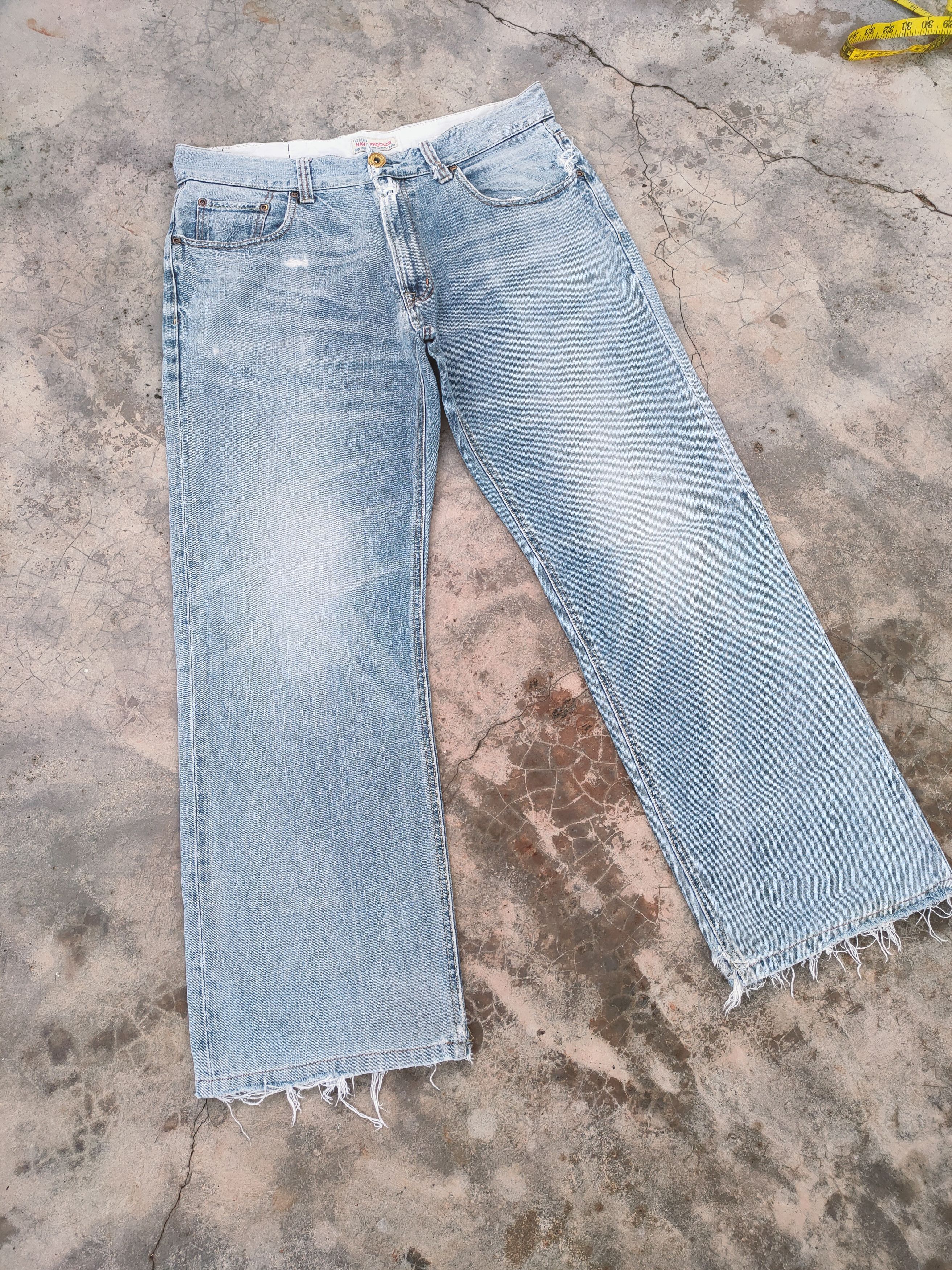 Japanese Brand VINTAGE JAPANESE FADED RIPPED JEANS DENIM PANTS Size US 36 / EU 52 - 2 Thumbnail