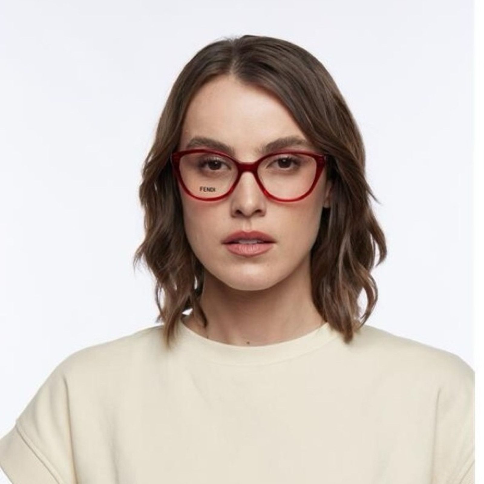 Fendi NEW FENDI Eyeglasses FE50014I 53052 Havana Women Size ONE SIZE - 11 Thumbnail