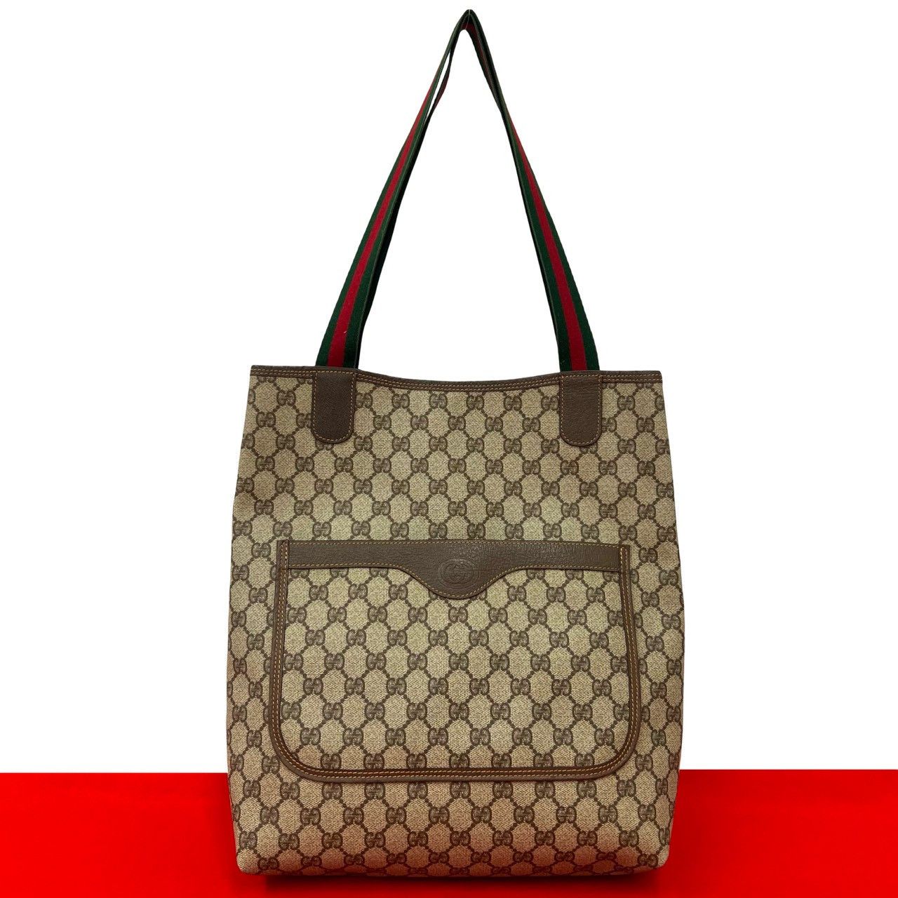 Gucci Gucci Gucci GG Leather Tote Bag Leather Tote Bag DUTY FREE for USA Size ONE SIZE - 1 Thumbnail