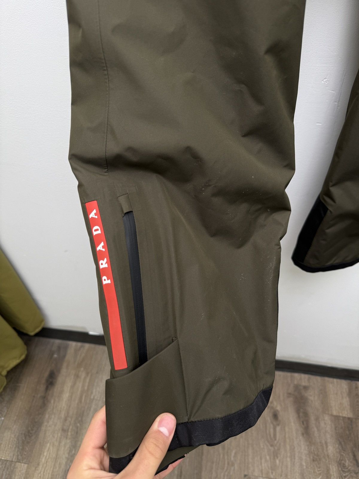 Prada NEW Prada Olive Ski Tech Puffer Jacket Pants Set! Size US L / EU 52-54 / 3 - 18 Thumbnail