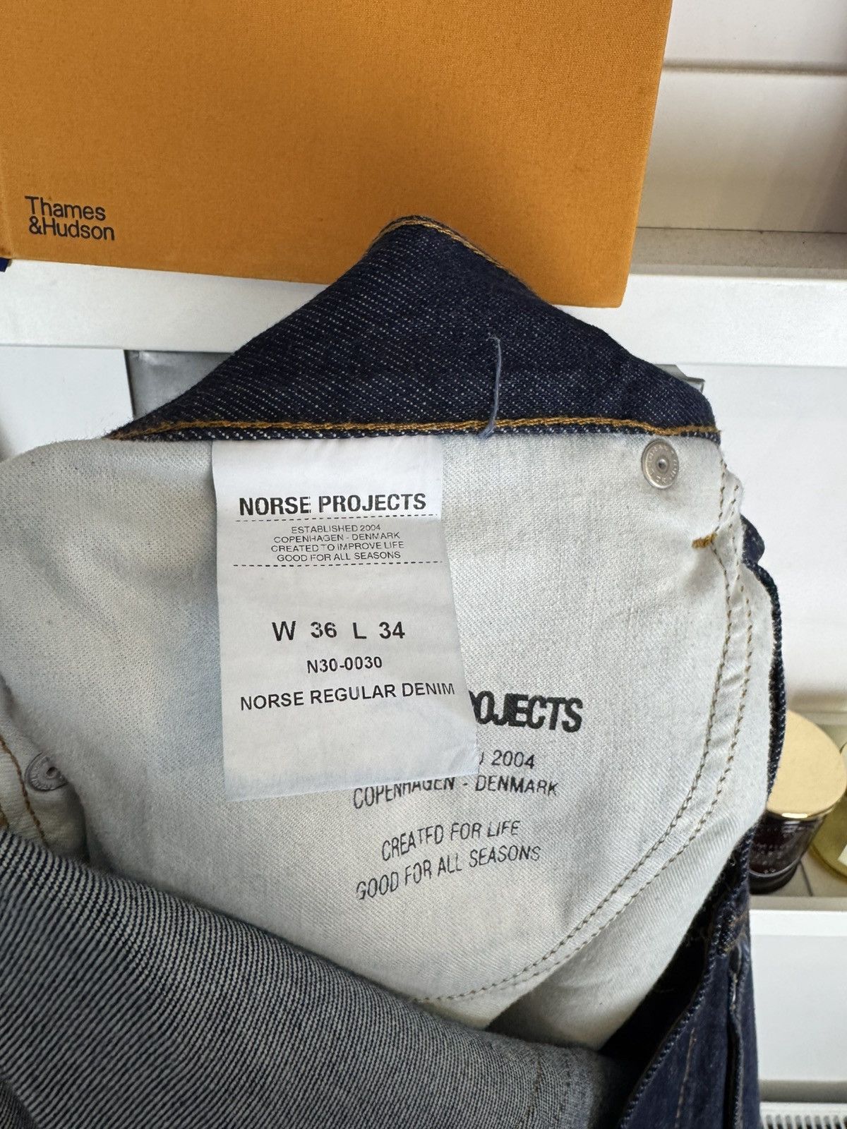 Norse Projects Norse Project raw denim pants denim casual Japanese brand Size US 36 / EU 52 - 5 Thumbnail