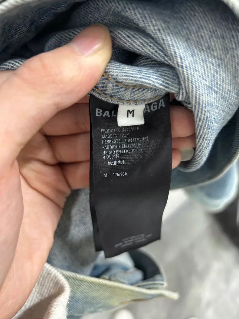 Balenciaga Balenciaga Denim Jacket Size US M / EU 48-50 / 2 - 4 Thumbnail