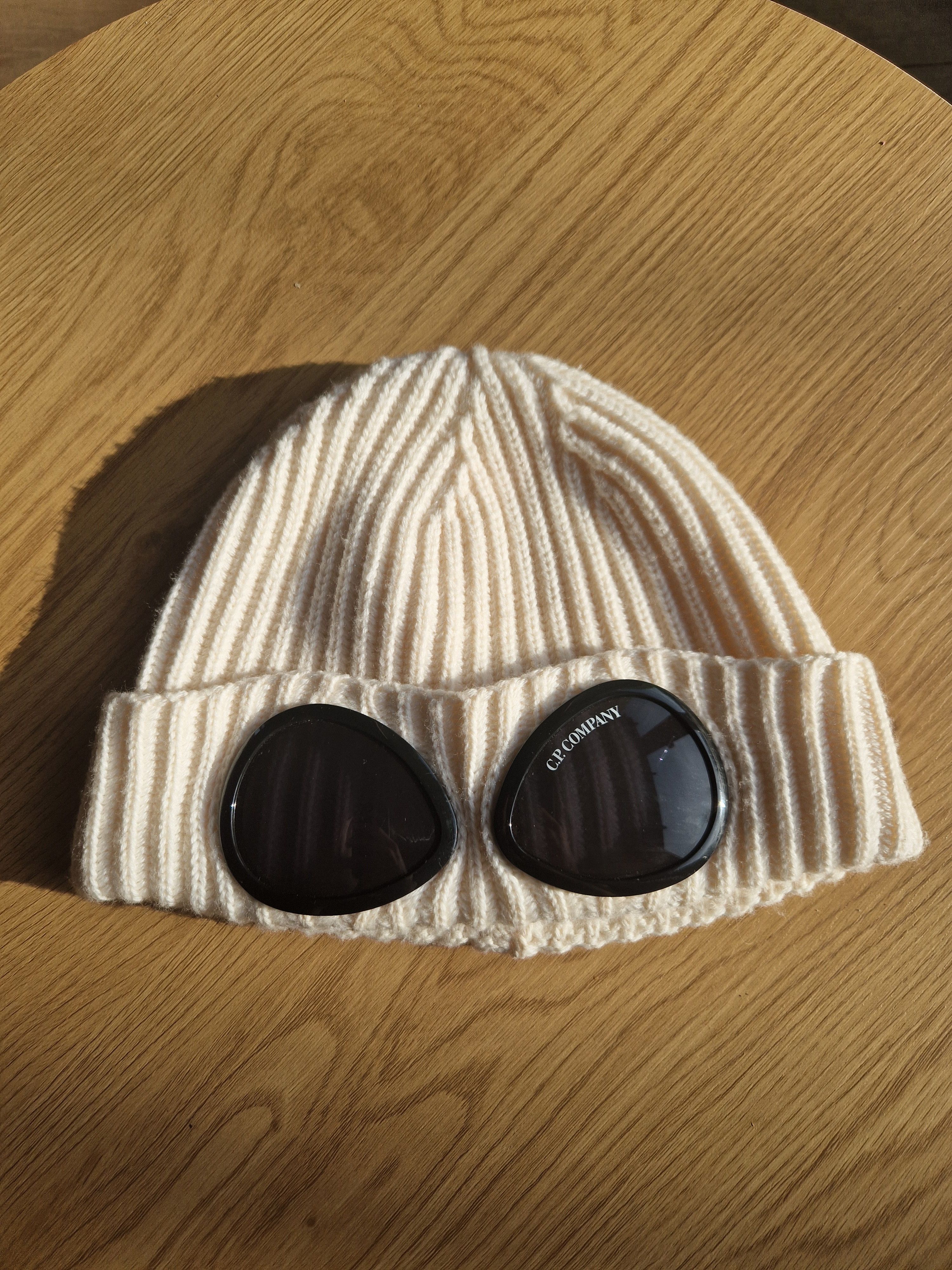 C.P. Company C.P. Company white google beanie Size ONE SIZE - 2 Thumbnail