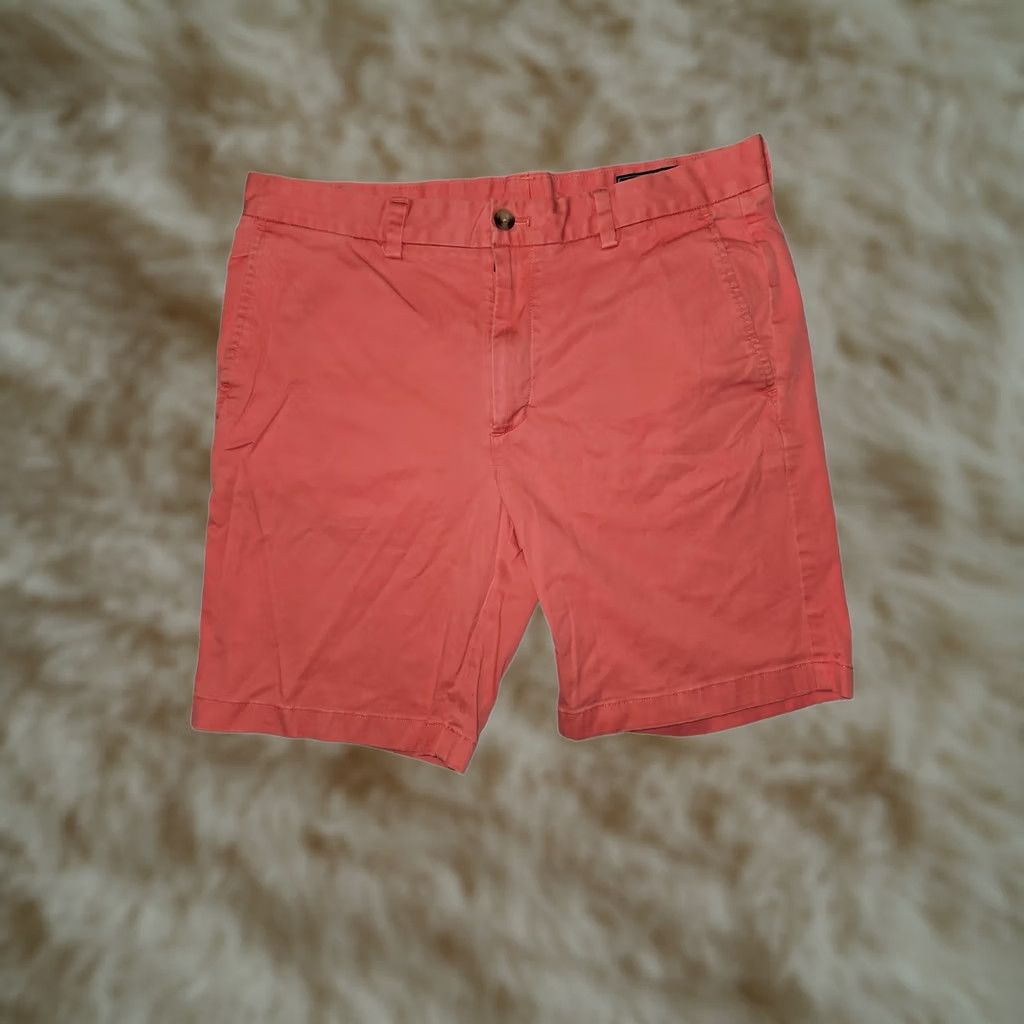 Vineyard Vines Vineyard Vines Chino Shorts Mens 34 Salmon Mid Rise Casual Colorful Beach 90s Theme Preppy Mens Size US 34 / EU 50 - 1 Thumbnail