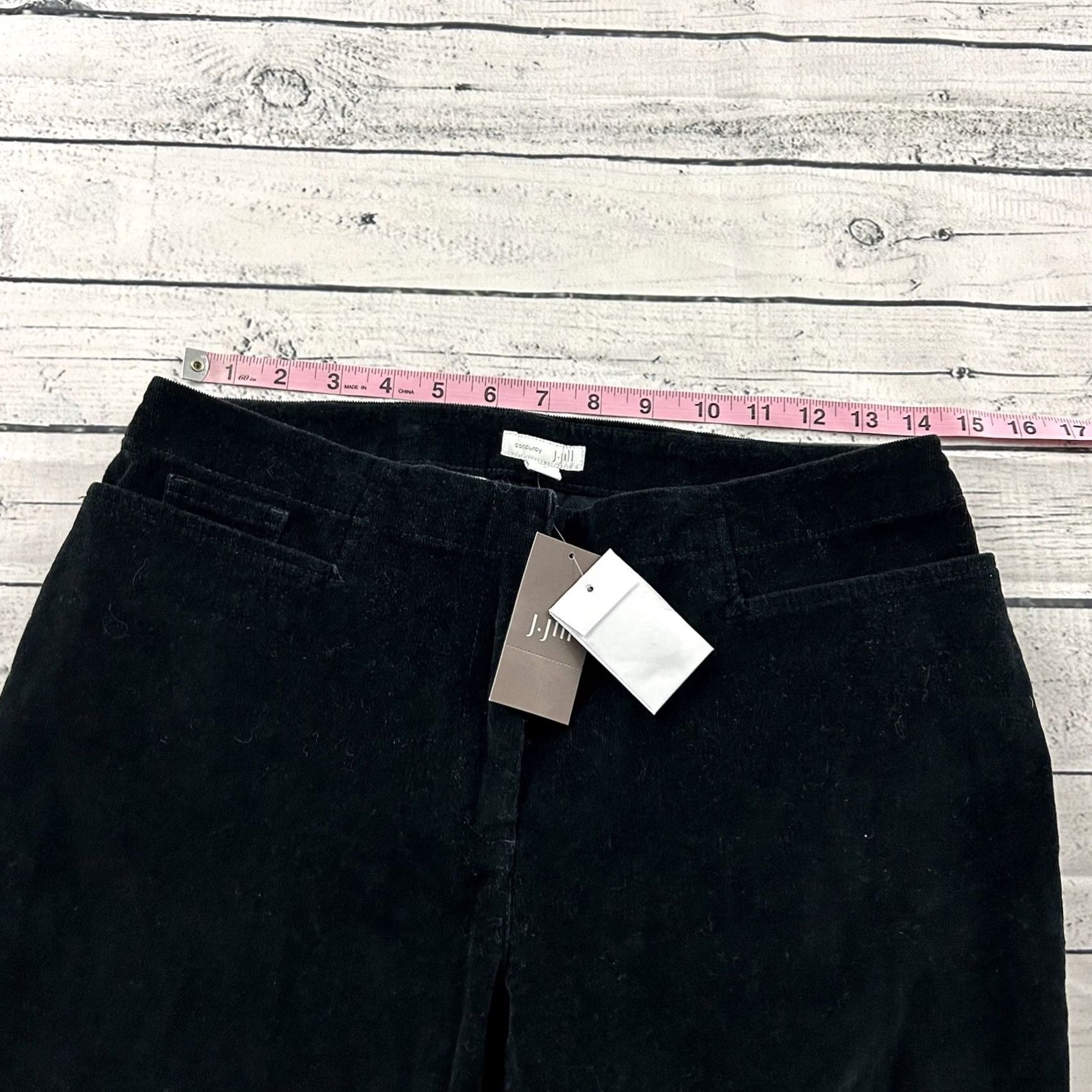 J. Jill J.Jill Corduroy Pants Women's 6 Black Pants Womens 6 Black Corduroy J.Jill Size 28" / US 6 / IT 42 - 2 Thumbnail