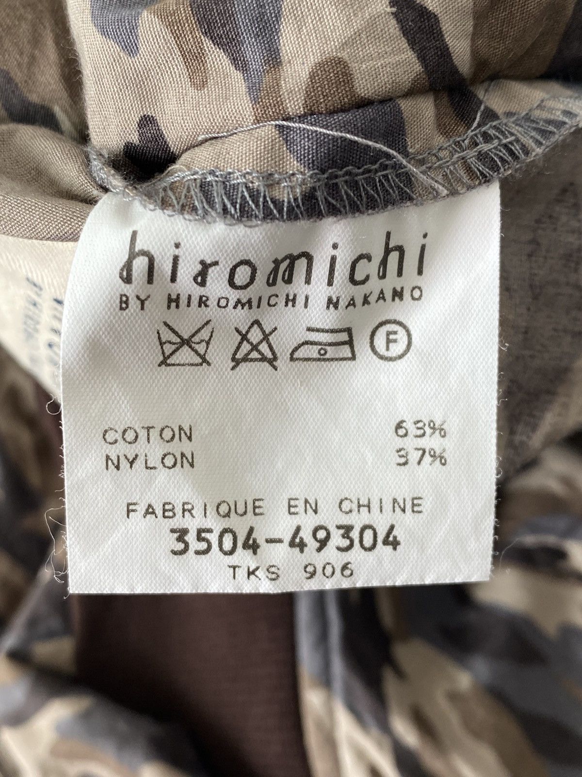 Japanese Brand Hiromichi Nakano Camo Detachable Sleeve Jacket Japan Size US L / EU 52-54 / 3 - 6 Thumbnail