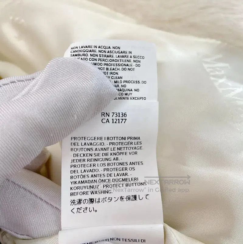 Max Mara MaxMara Classic White Alpaca Wool Coat . Size XS / US 0-2 / IT 36-38 - 9 Thumbnail