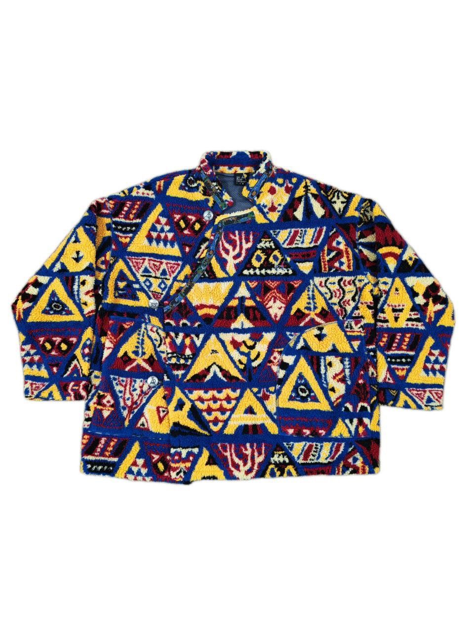 go slow caravan Go Slow Caravan Navajo Fleece Kimono Style Jacket Size US L / EU 52-54 / 3 - 1 Thumbnail