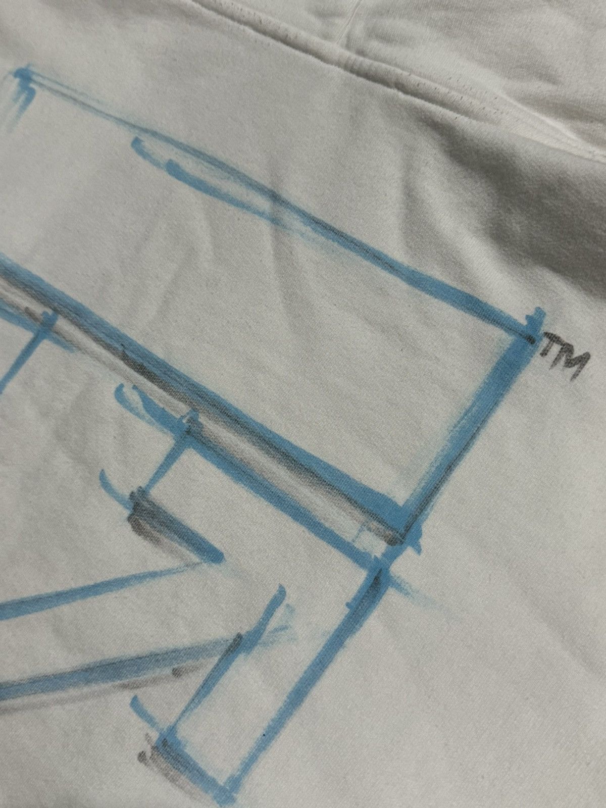 Off-White Off-White White sweatshirt blue brush Size US S / EU 44-46 / 1 - 6 Thumbnail