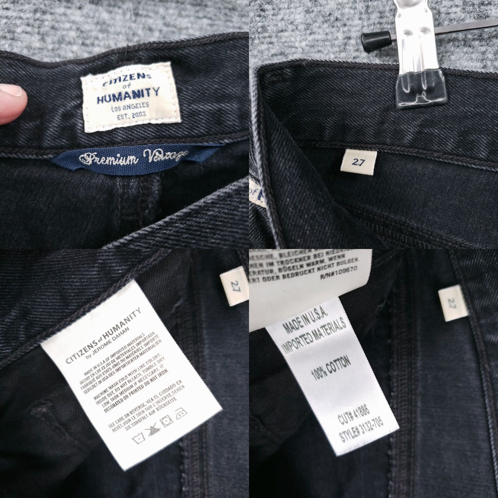 Citizens Of Humanity Citizens of Humanity Skirt Women 27 Black Premium Vintage Mini Denim Ripped Jeans Style: Mini Size 27" / US 4 / IT 40 - 8 Thumbnail