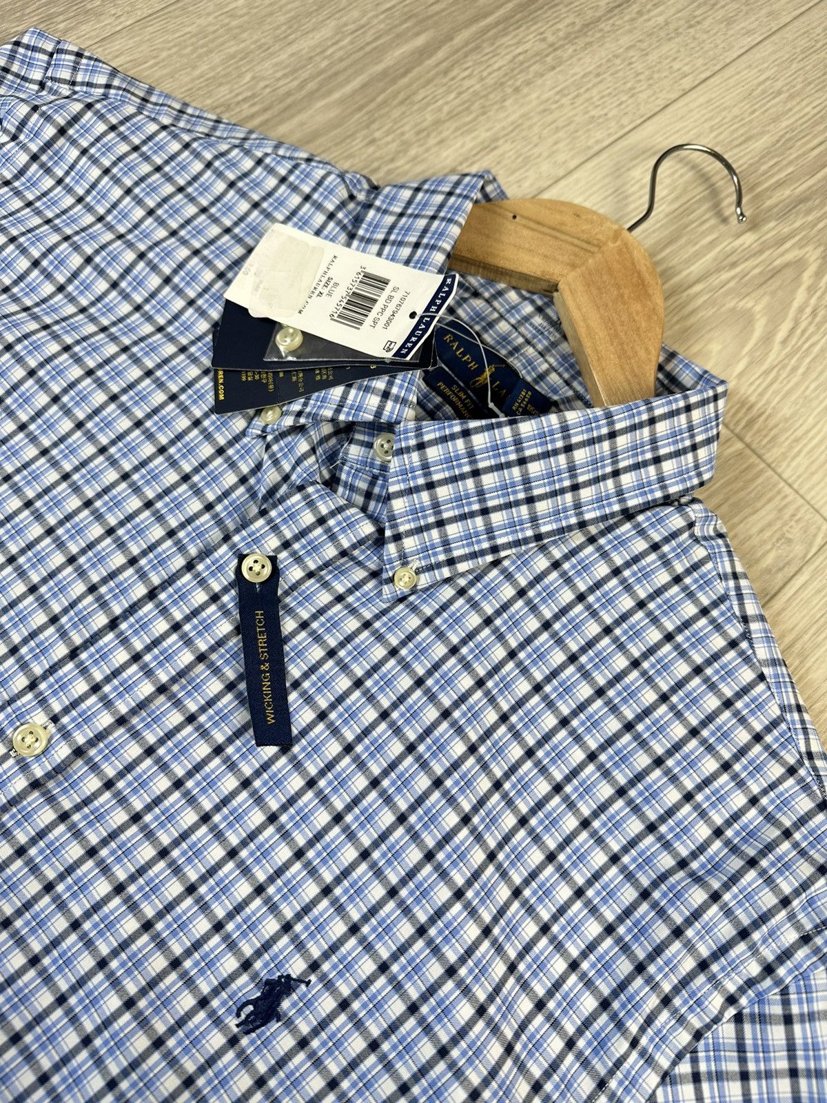 Polo Ralph Lauren New POLO RALPH LAUREN Button Up Shirt Blue Striped Size US XL / EU 56 / 4 - 8 Thumbnail