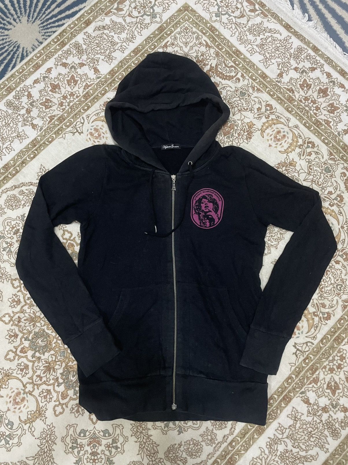 Hysteric Glamour HYSTERIC GLAMOUR RAMONES Zip Up Hoodie Parka Live