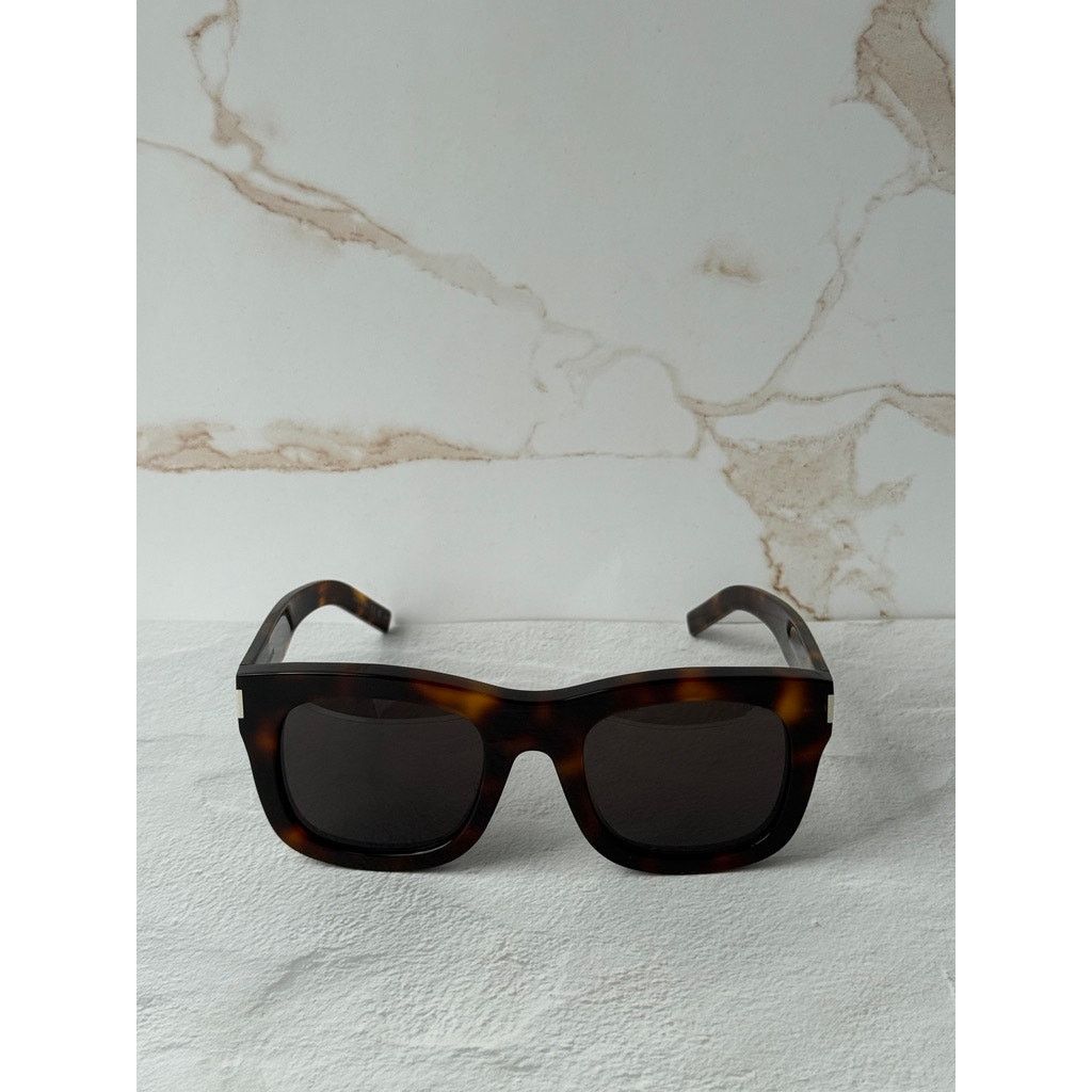Saint Laurent Paris NEW Saint Laurent SL650 Monceau Brown Unisex Sunglasses Size ONE SIZE - 4 Thumbnail