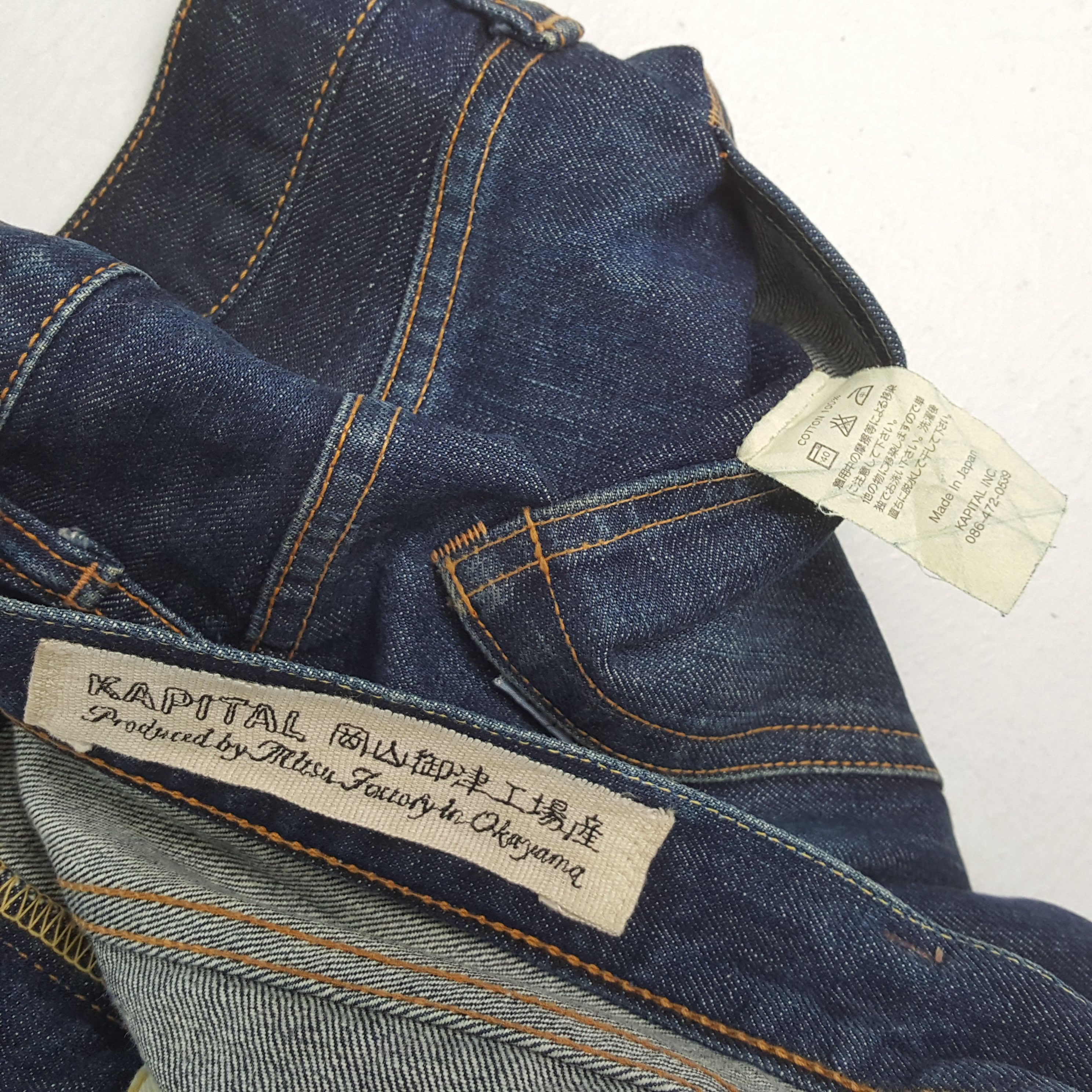 Japanese Brand × Kapital × Vintage KAPITAL Japanese Brand Fashion Rare Design Jeans Size US 30 / EU 46 - 14 Thumbnail