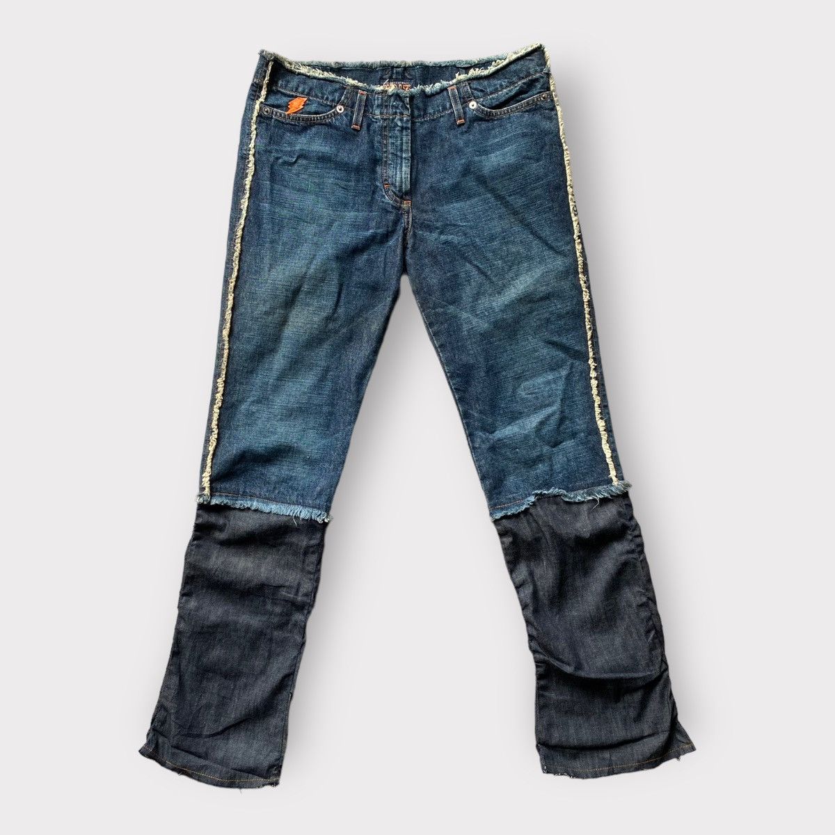 W&LT × Walter Van Beirendonck Vintage W&LT Reconstructed Jeans Size 29" - 1 Thumbnail