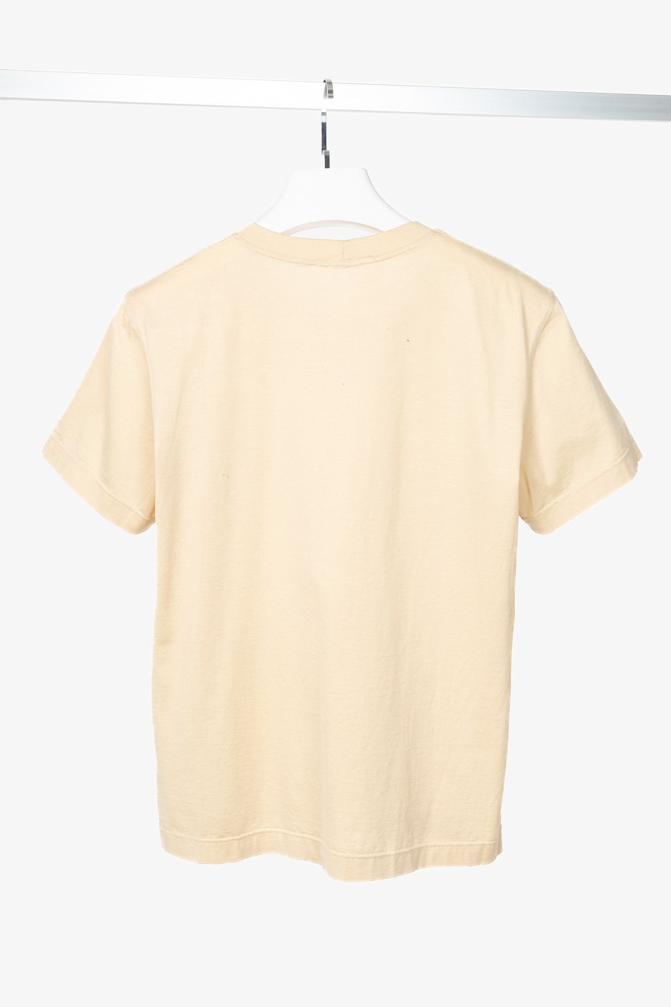 Escada Escada by Margaretha Ley Cream Cotton Embroidered T-Shirt Size S / US 4 / IT 40 - 2 Thumbnail