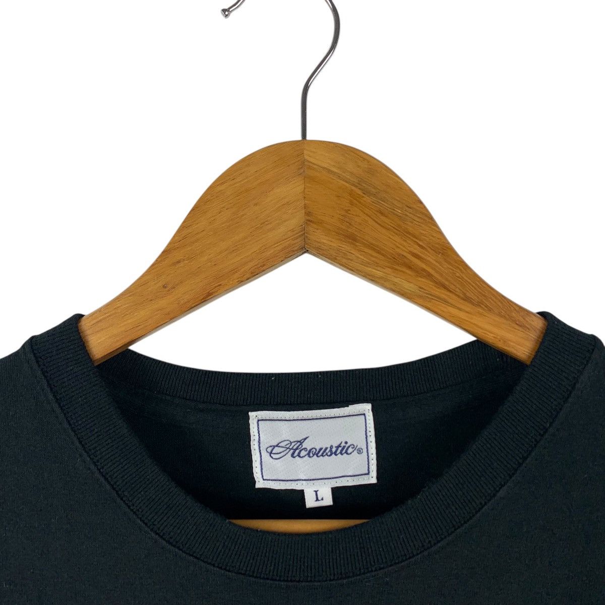 Japanese Brand ACCOUSTIC japapenese brand spellout tee Size US L / EU 52-54 / 3 - 5 Thumbnail