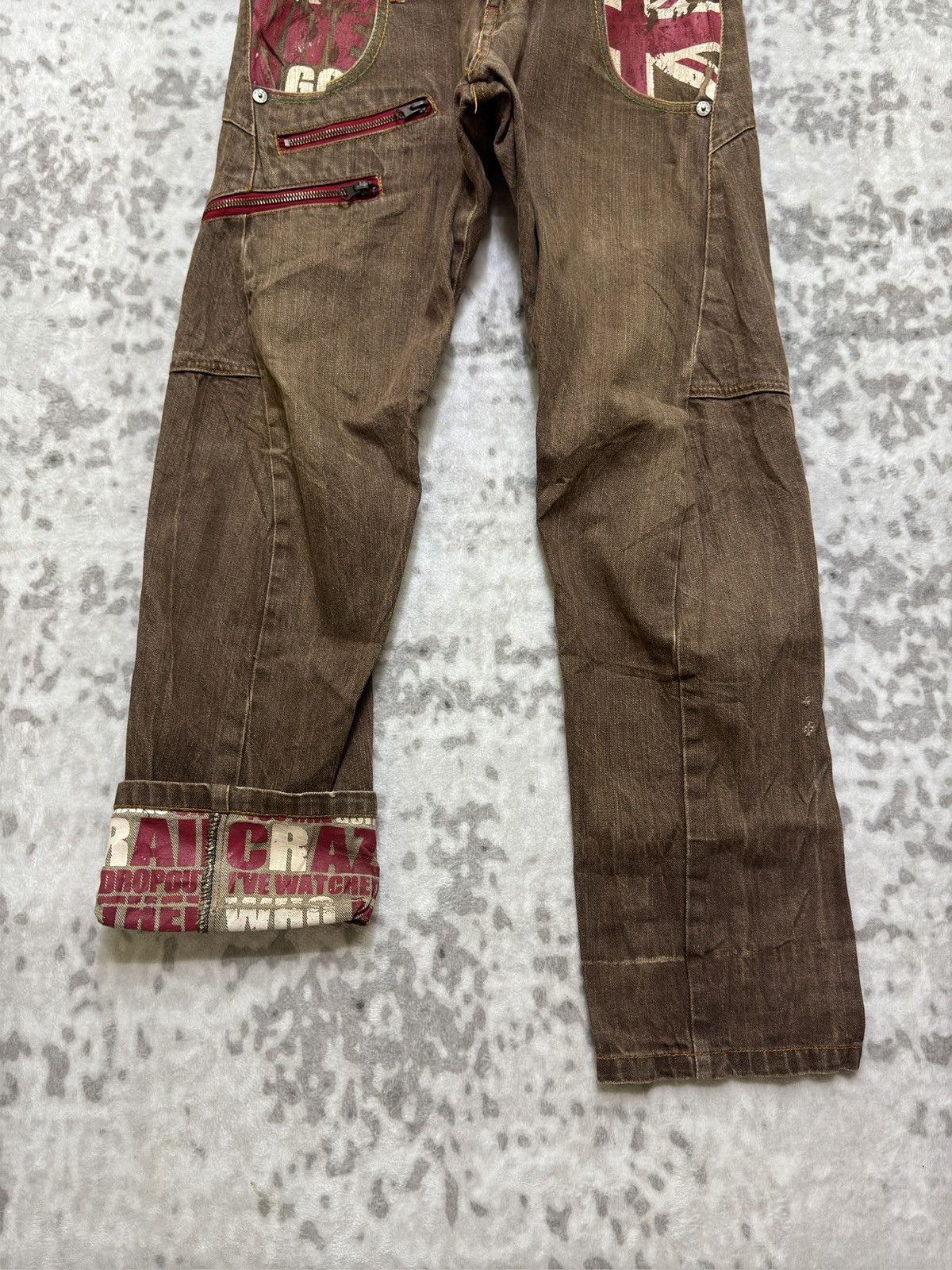 Hysteric Glamour Nylaus Clothing Double Waist Punk Jack Union Zipper Style Size US 31 - 6 Thumbnail