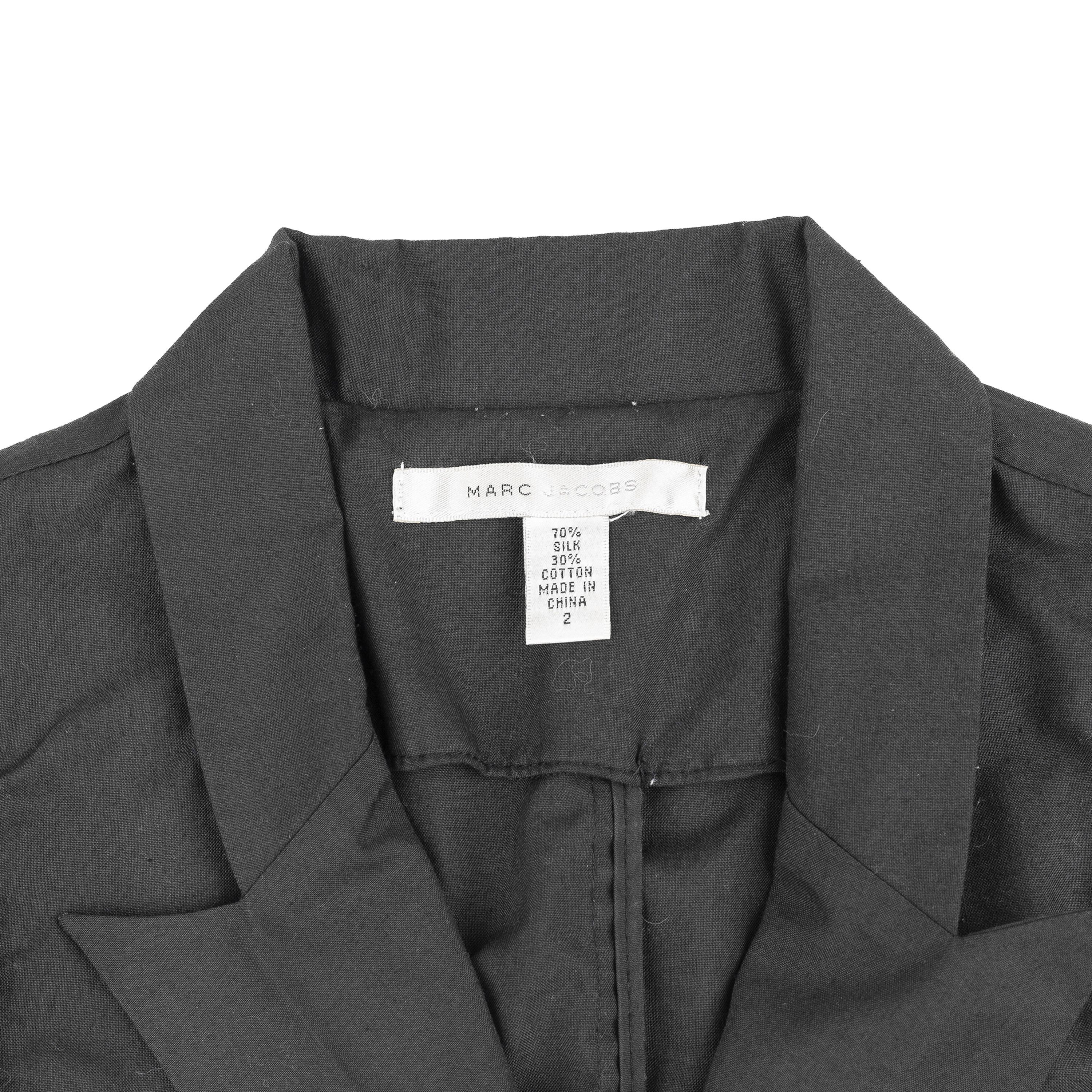 Marc Jacobs Marc Jacobs Black Ruffled Sleeves Vest Top Size M / US 6-8 / IT 42-44 - 3 Thumbnail