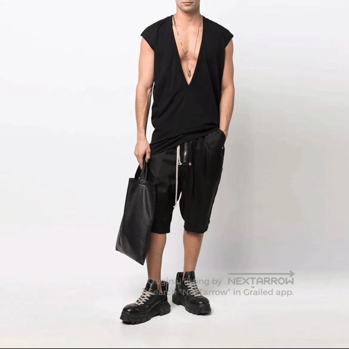 Rick Owens rick owens ro bela zippered shorts. Size US 34 / EU 50 - 9 Thumbnail