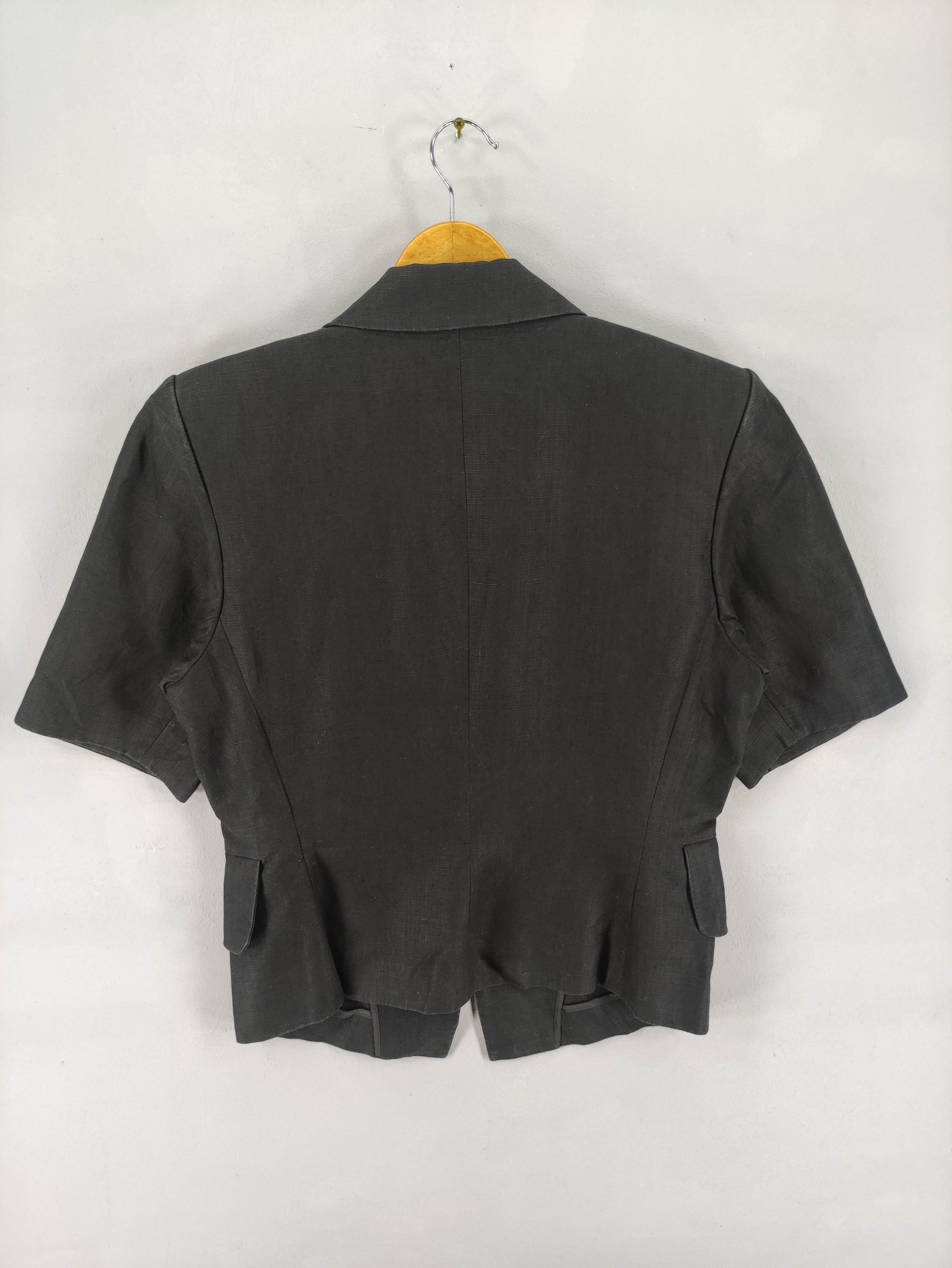 Yves Saint Laurent Vintage Yves saint Lauren Short Sleeve Coat Blazer Jacket Size M / US 6-8 / IT 42-44 - 10 Thumbnail