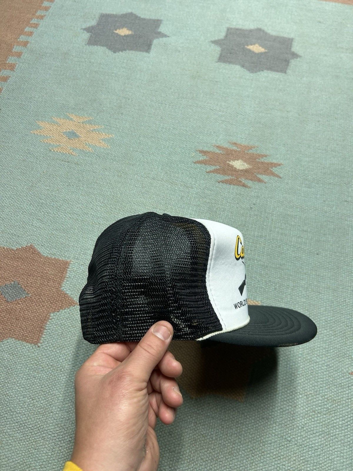 Vintage Vintage trucker hat cabelas foremost outfitter 2 tone white Size ONE SIZE - 7 Thumbnail