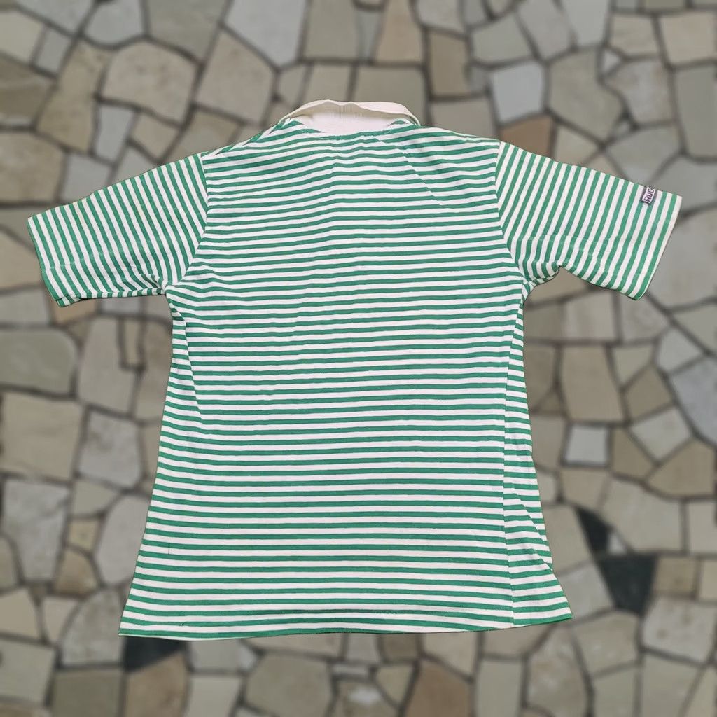 Gant VINTAGE GANT Rugger Polo Shirt Striped Green 90s Teens S/M Short Sleeve Casual Preppy Shirt Mens Girls Size US M / EU 48-50 / 2 - 1 Thumbnail