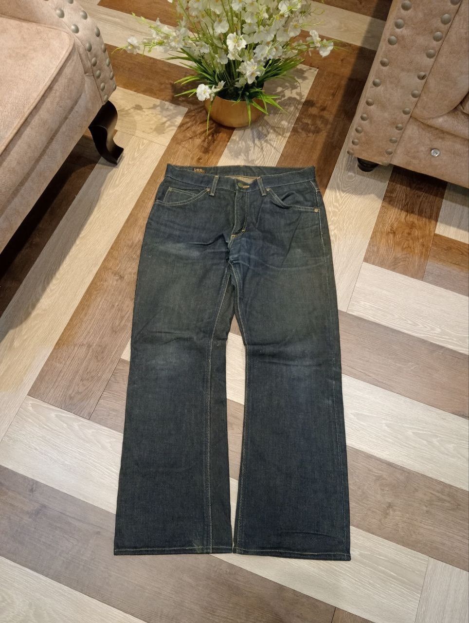 Lee LEE RIDERS SANFORIZED BOOT CUT DENIM PANTS Size US 32 / EU 48 - 1 Thumbnail