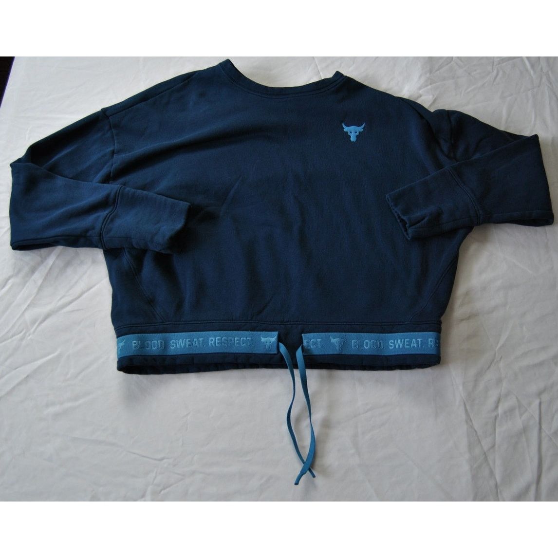 Under Armour Project Rock Crop Top Sweater Medium Under Armour Size M / US 6-8 / IT 42-44 - 1 Thumbnail