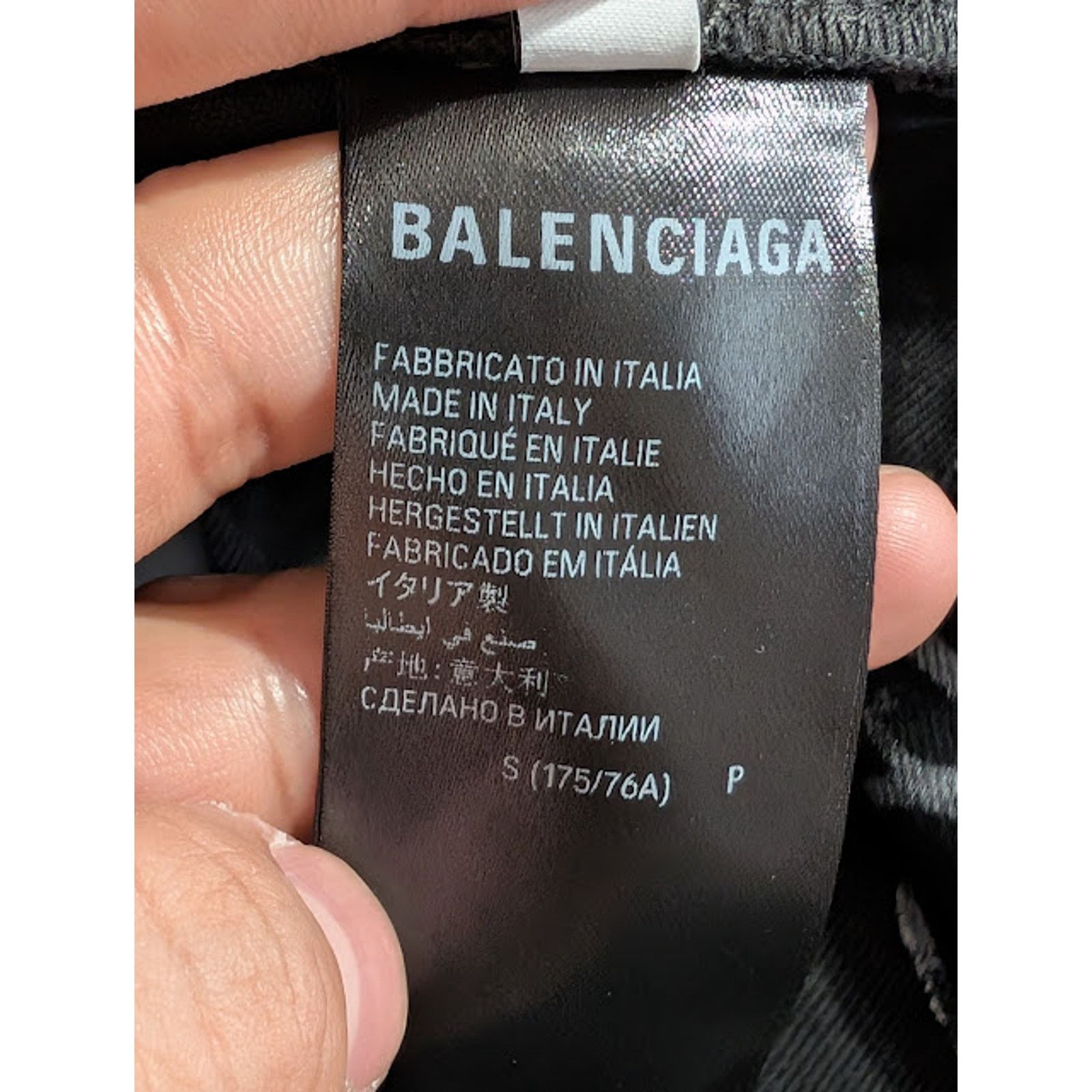 Balenciaga o1rshd1 Q:2 / Baggy Pants / Jeans in Black Size US 32 / EU 48 - 15 Thumbnail