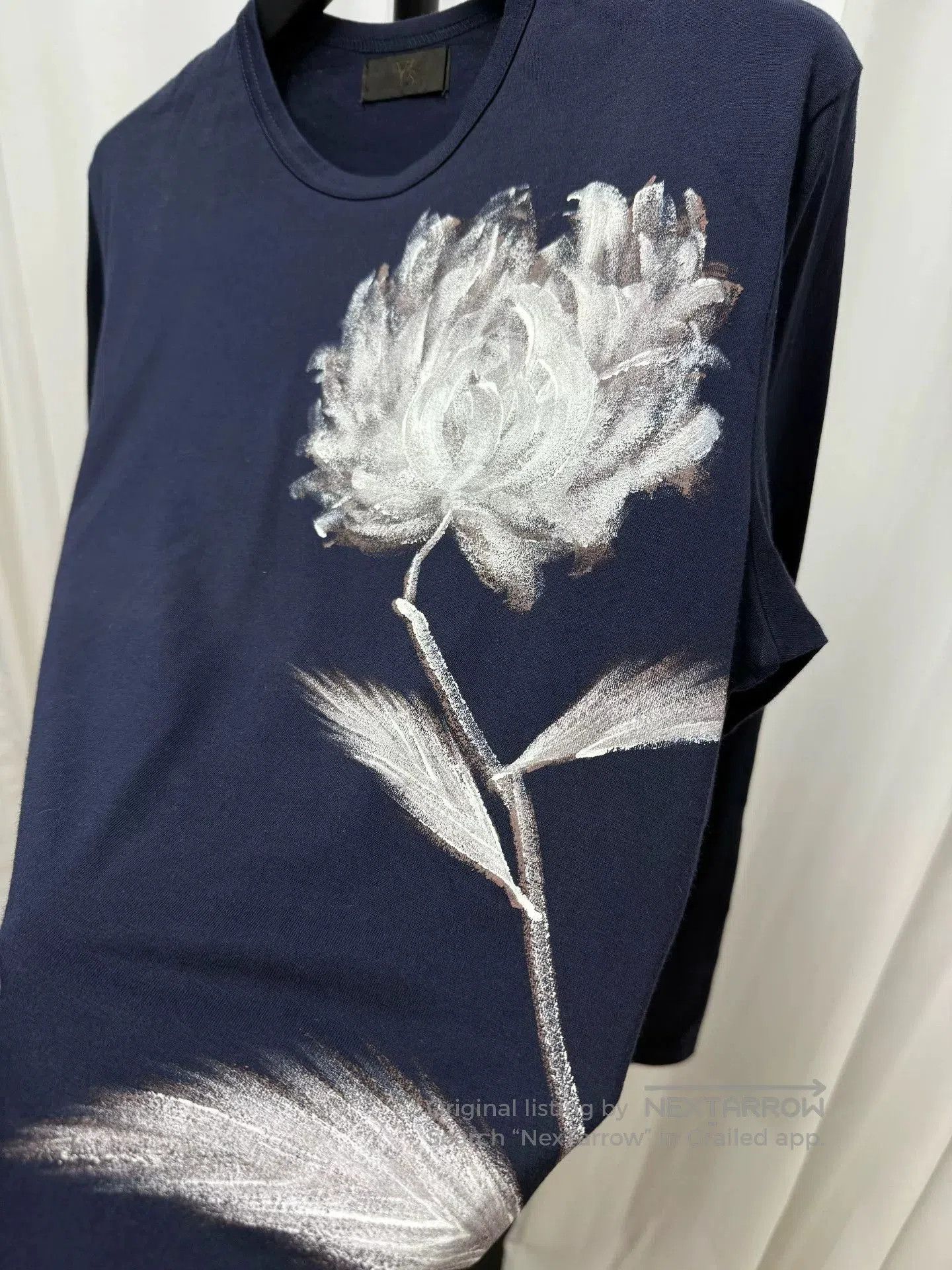 Yohji Yamamoto yohji yamamoto men's painted flower long sleeve shirt. Size US M / EU 48-50 / 2 - 3 Thumbnail