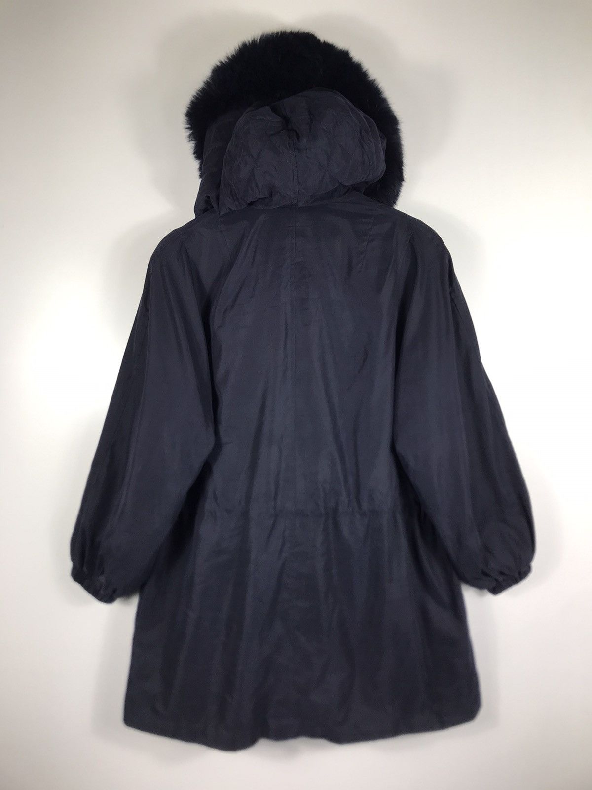 ROTATE ⚡️Vintage Birger Christensen Hooded Faux Fur Button Jacket Size S / US 4 / IT 40 - 14 Thumbnail