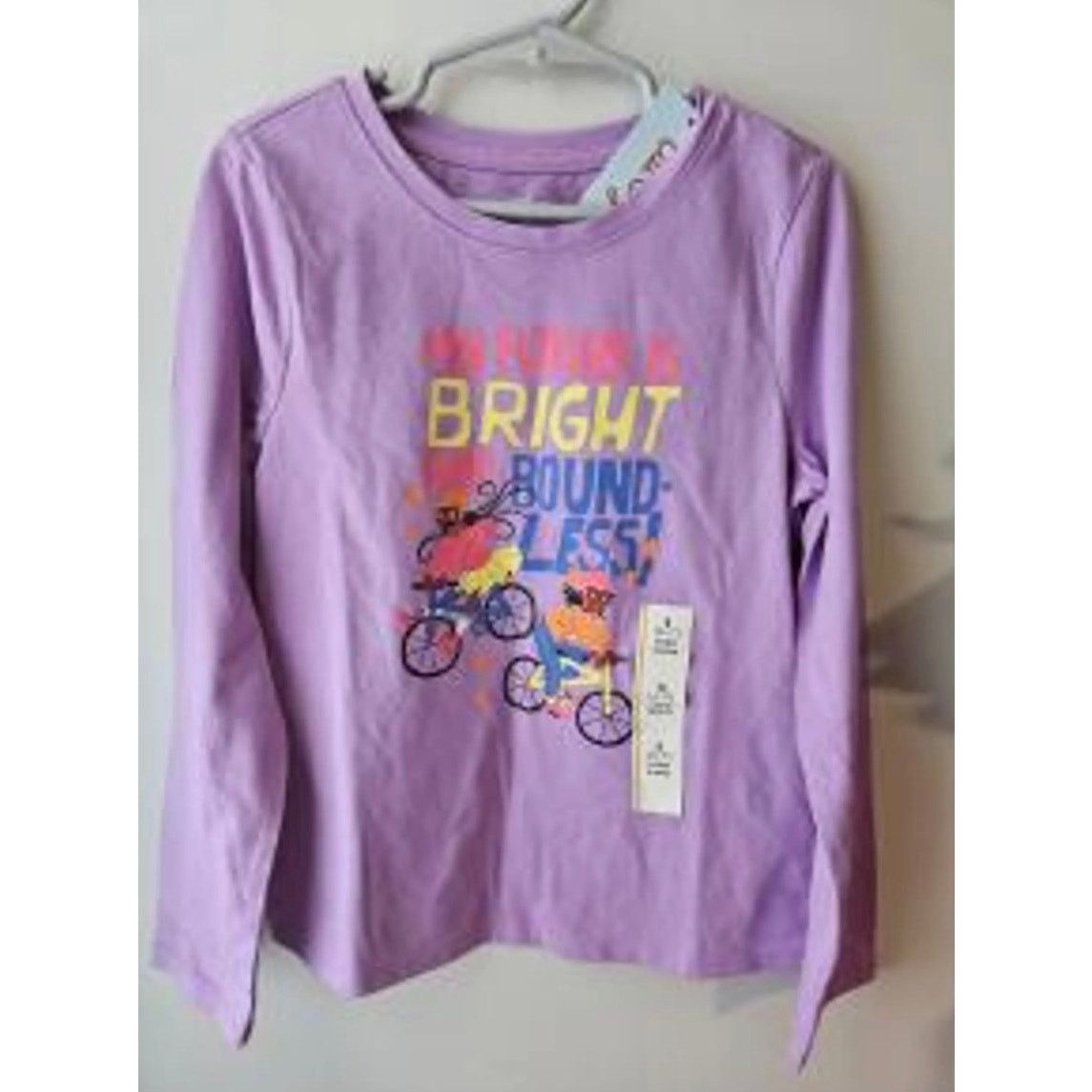 Other Cute purple Girls Graphic Long Sleeve shirt size S (6-7) NWT Size US S / EU 44-46 / 1 - 3 Thumbnail