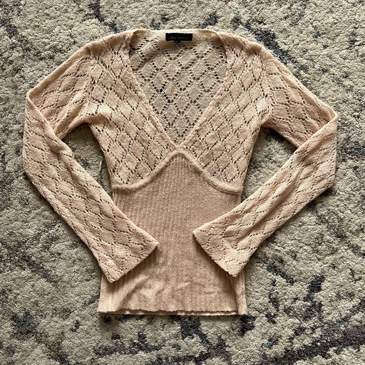 Vintage Vintage Beige Long Sleeve Size M / US 6-8 / IT 42-44 - 1 Thumbnail