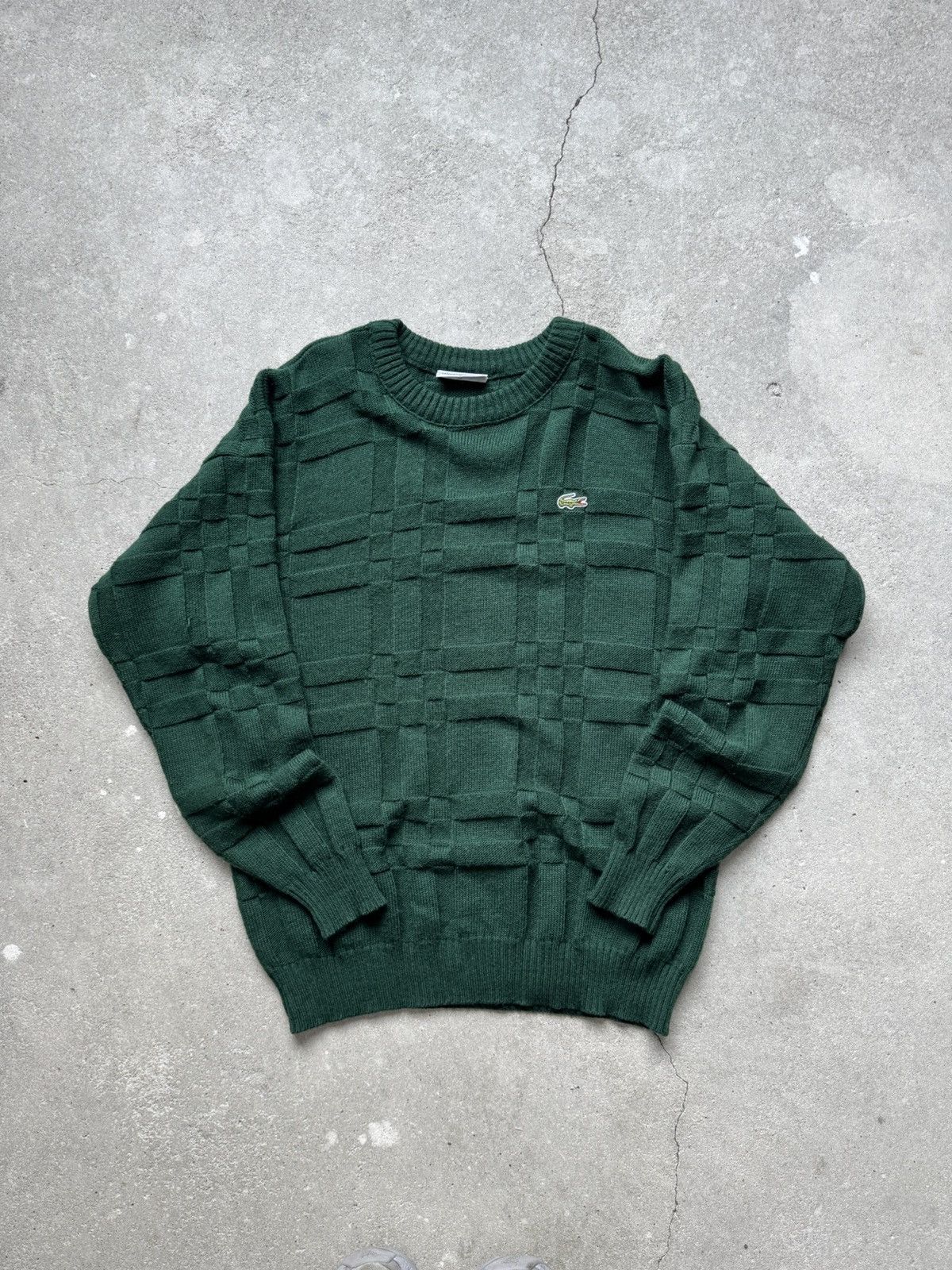 Lacoste Vintage Lacoste Knit Wool Sweater Size US L / EU 52-54 / 3 - 10 Thumbnail