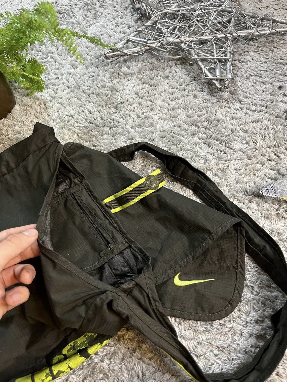 Nike × Vintage Vintage Nike 90s Bag Big Logo Y2K Bag Swoosh Rare Size ONE SIZE - 6 Thumbnail
