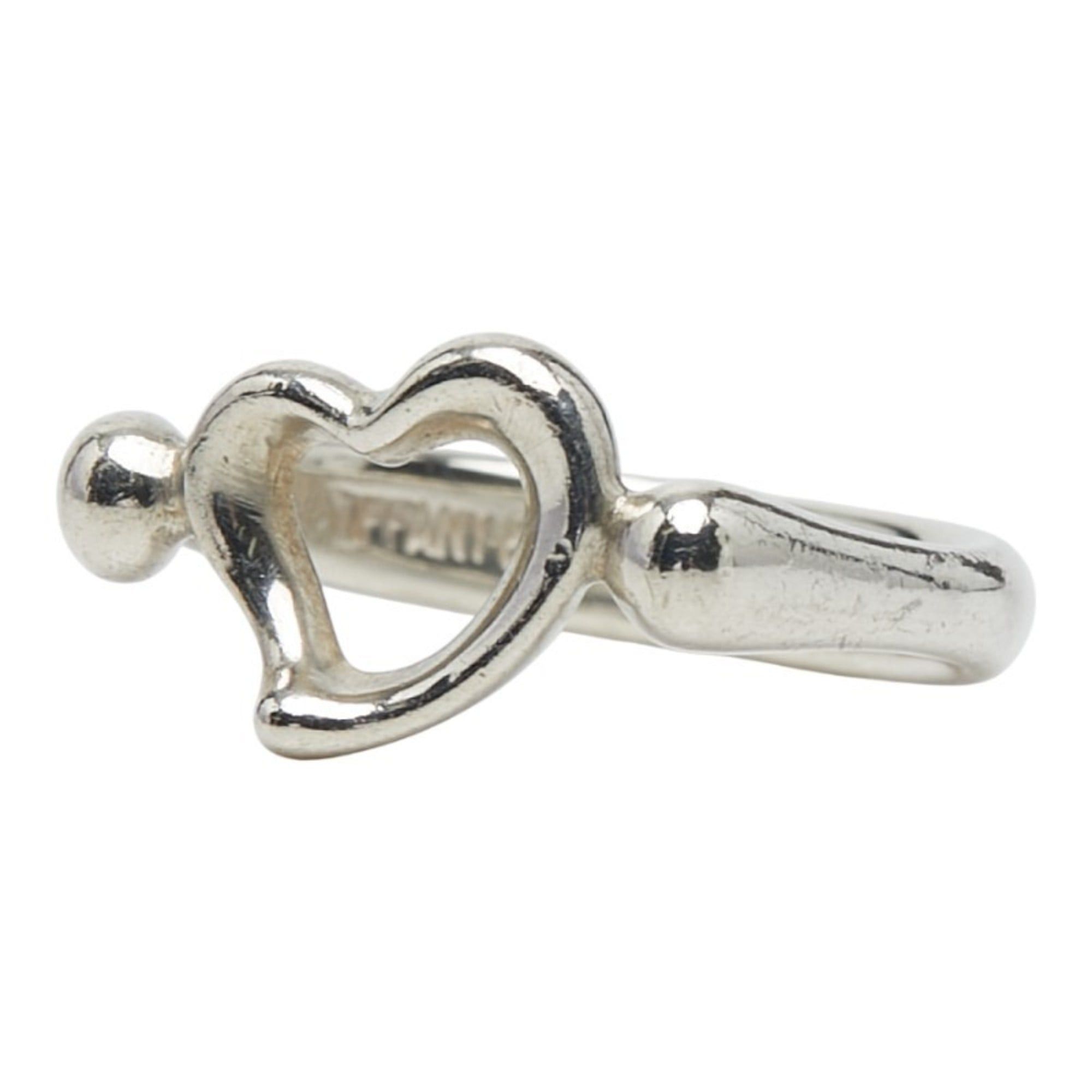 Tiffany & Co. Tiffany & Co. Open Heart Ring, SV925 Silver, Women's Size ONE SIZE - 1 Thumbnail